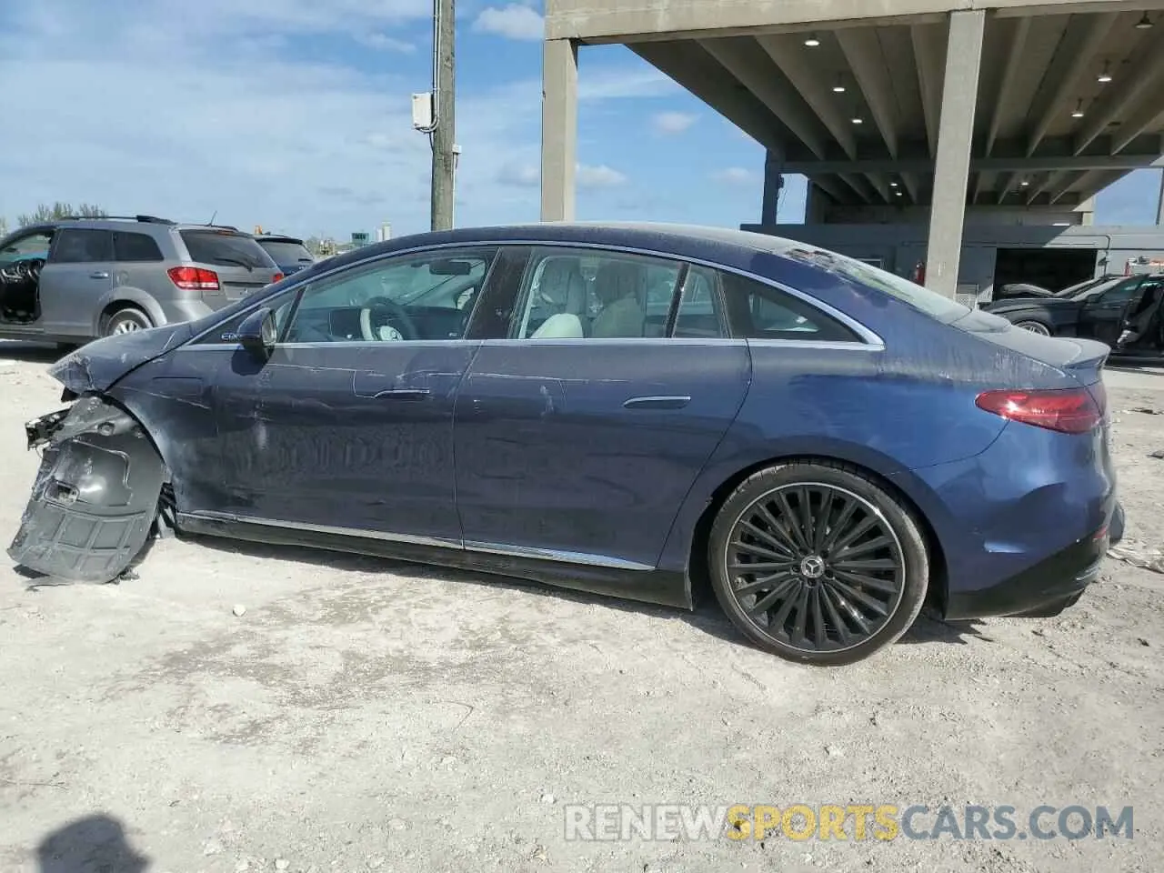 2 Photograph of a damaged car W1KEG1CB9RF056958 MERCEDES-BENZ EQE SEDAN 2024