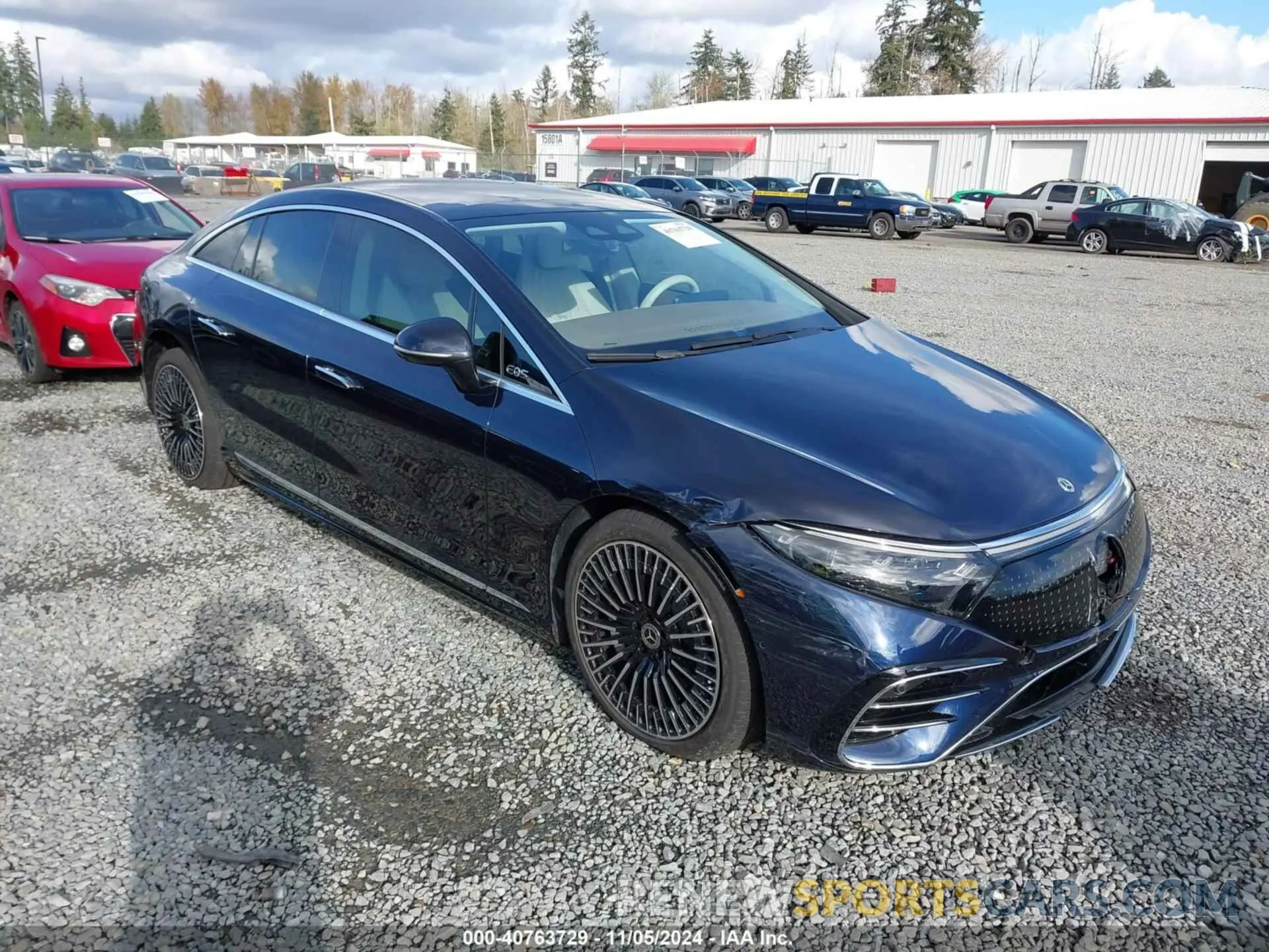 1 Photograph of a damaged car W1KCG2DB3NA004356 MERCEDES-BENZ EQS 450+ 2022