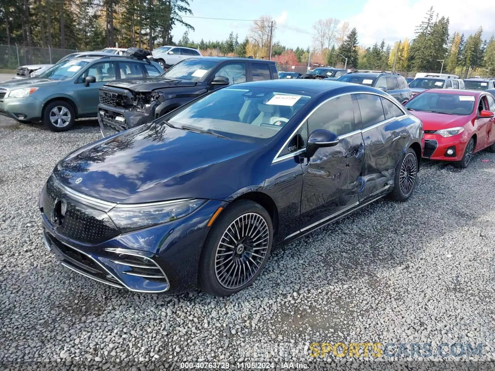 2 Photograph of a damaged car W1KCG2DB3NA004356 MERCEDES-BENZ EQS 450+ 2022
