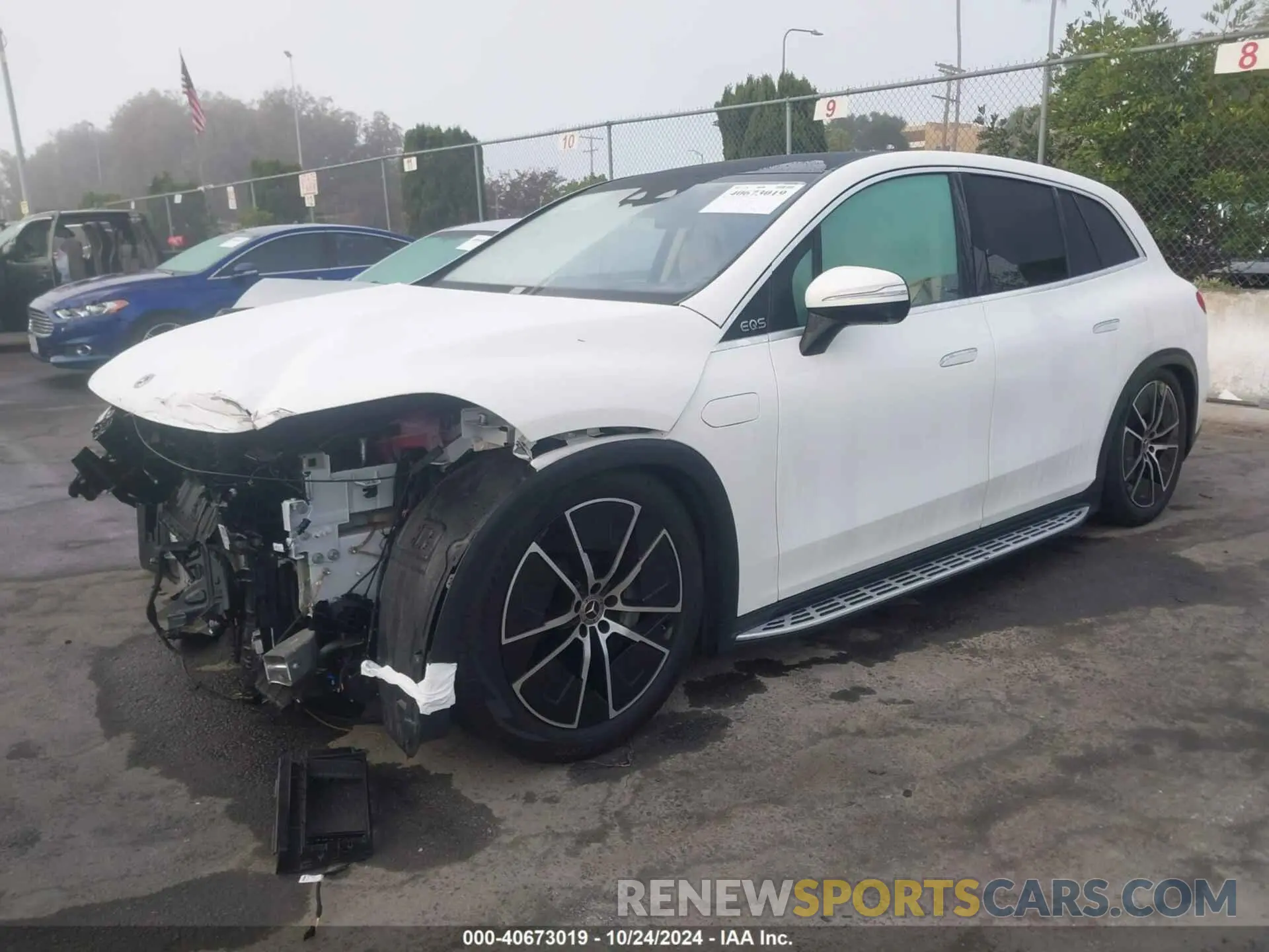 2 Photograph of a damaged car 4JGDM2DB8PA003435 MERCEDES-BENZ EQS 450+ SUV 2023