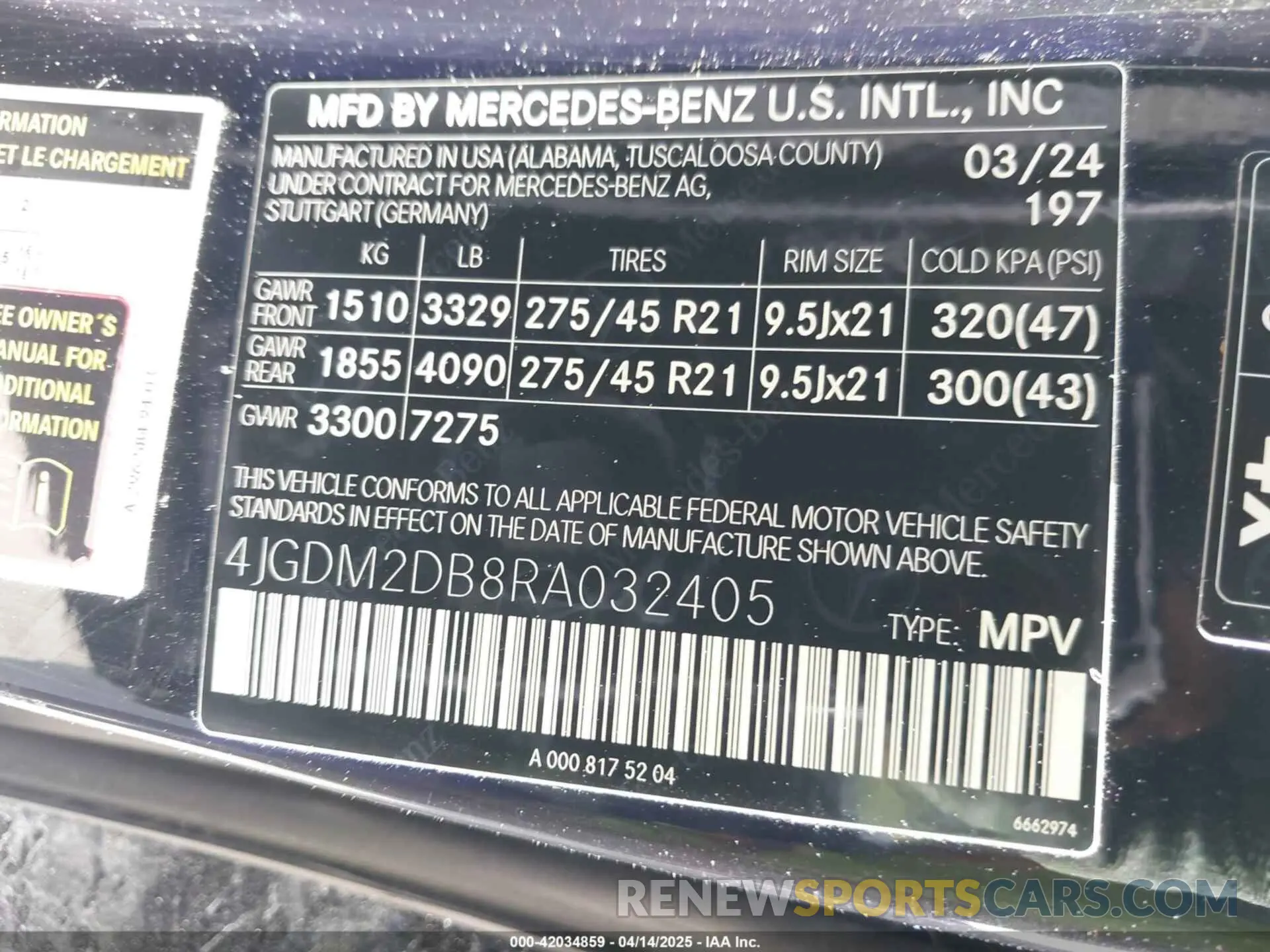 9 Фотография поврежденного автомобиля 4JGDM2DB8RA032405 MERCEDES-BENZ EQS 450 SUV 2024