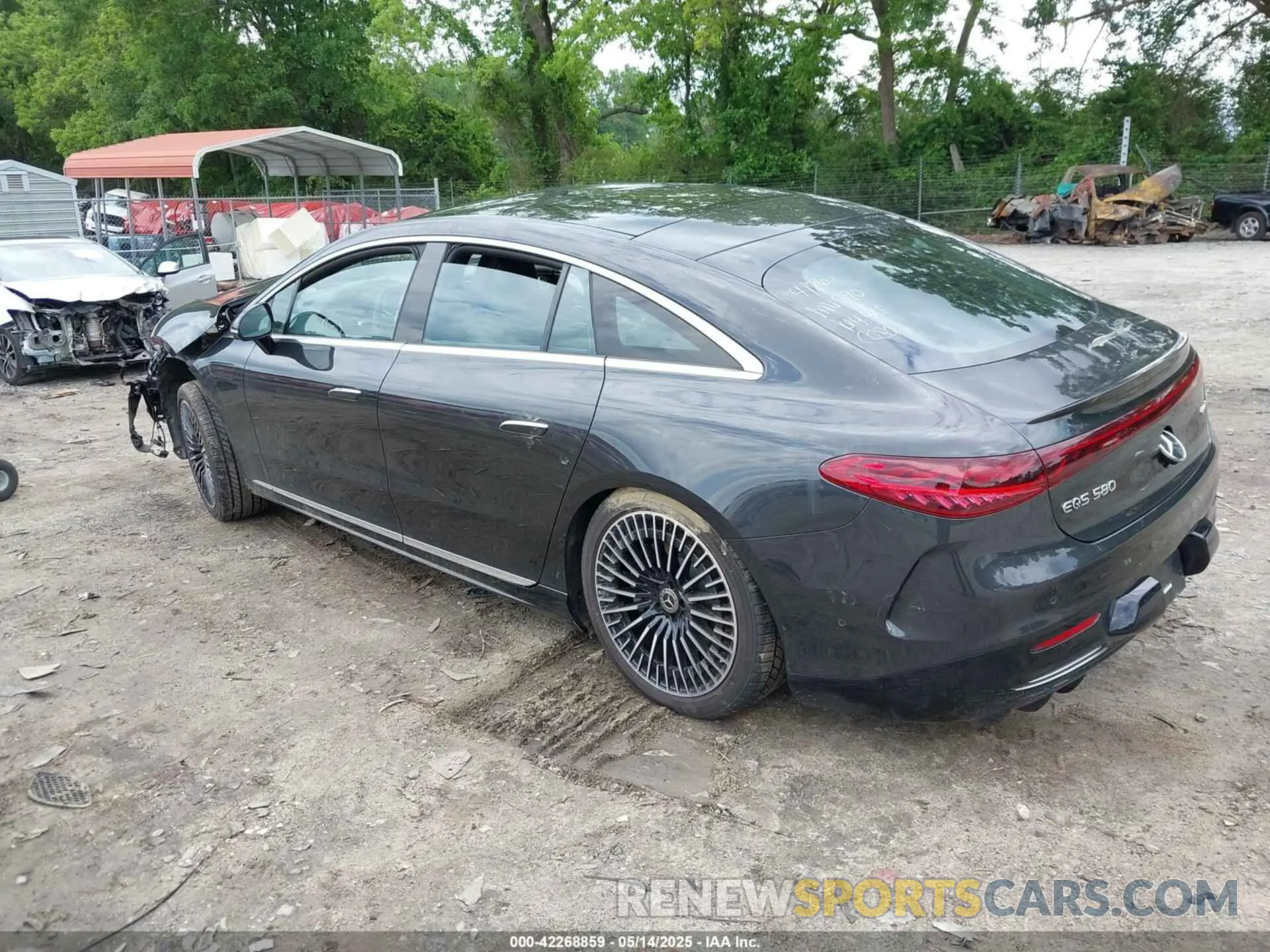3 Фотография поврежденного автомобиля W1KCG4EB8PA024132 MERCEDES-BENZ EQS 580 2023