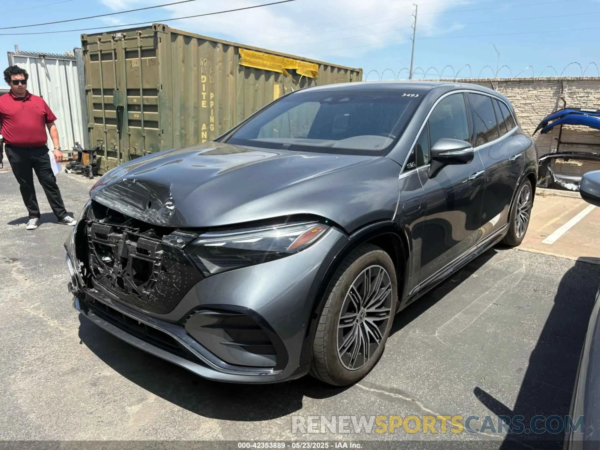 2 Photograph of a damaged car 4JGDM4EB3PA021318 MERCEDES-BENZ EQS 580 SUV 2023