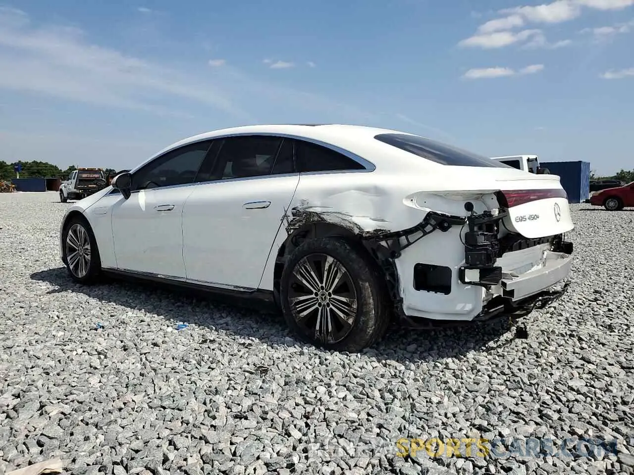 2 Photograph of a damaged car W1KCG2DB9NA005009 MERCEDES-BENZ EQS SEDAN 2022