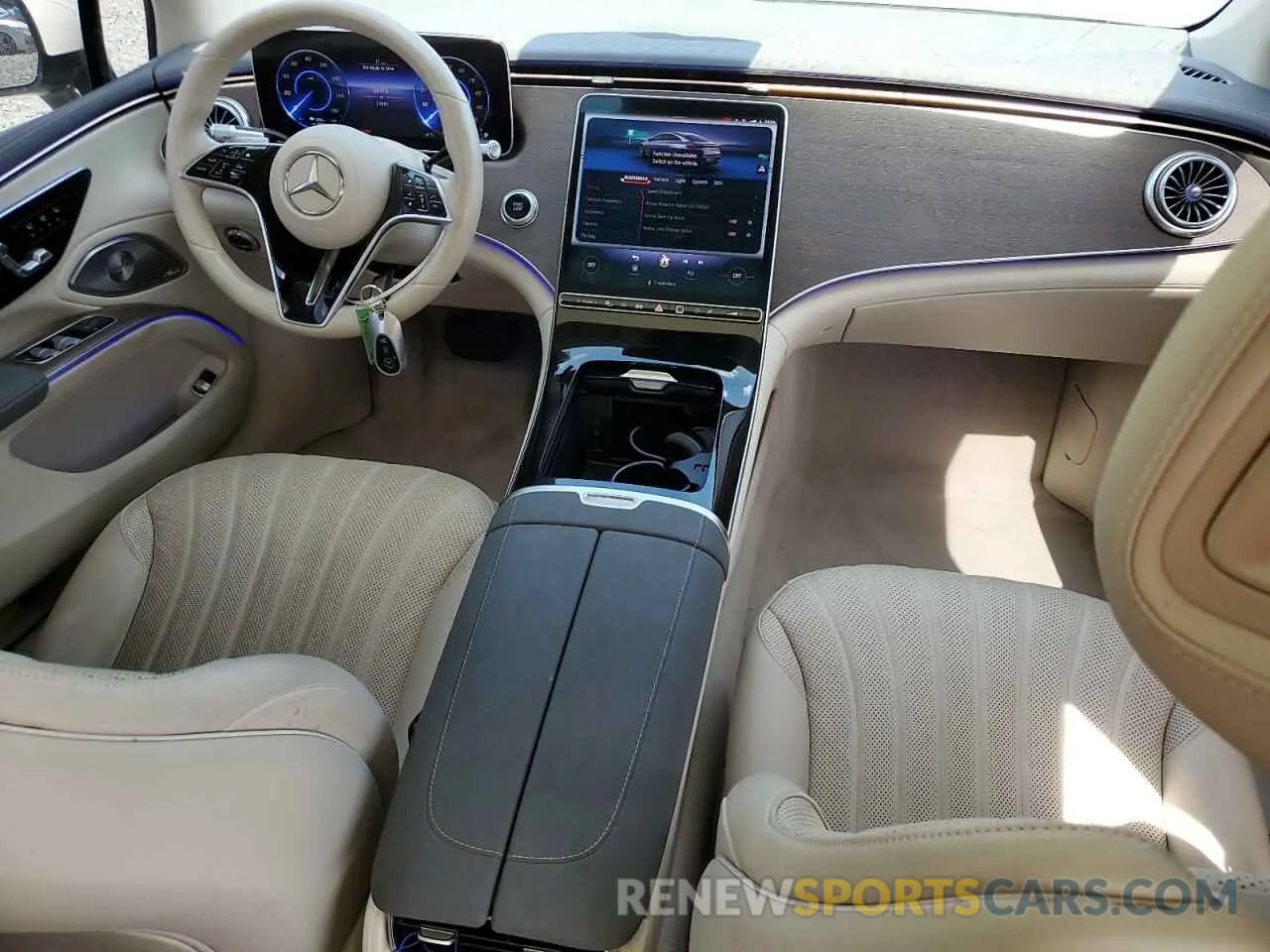 8 Photograph of a damaged car W1KCG2DB9NA005009 MERCEDES-BENZ EQS SEDAN 2022