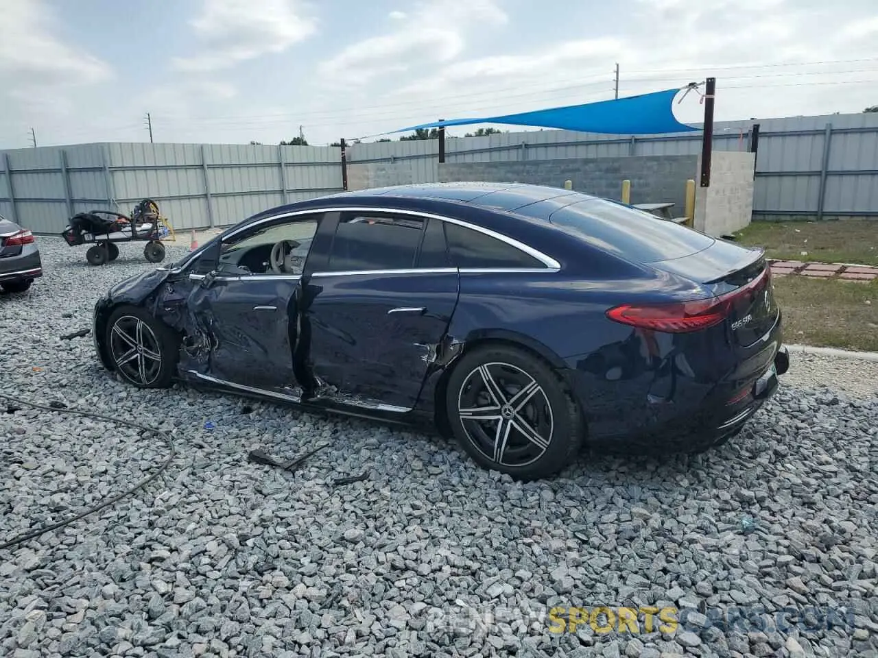 2 Photograph of a damaged car W1KCG4EB1NA021781 MERCEDES-BENZ EQS SEDAN 2022