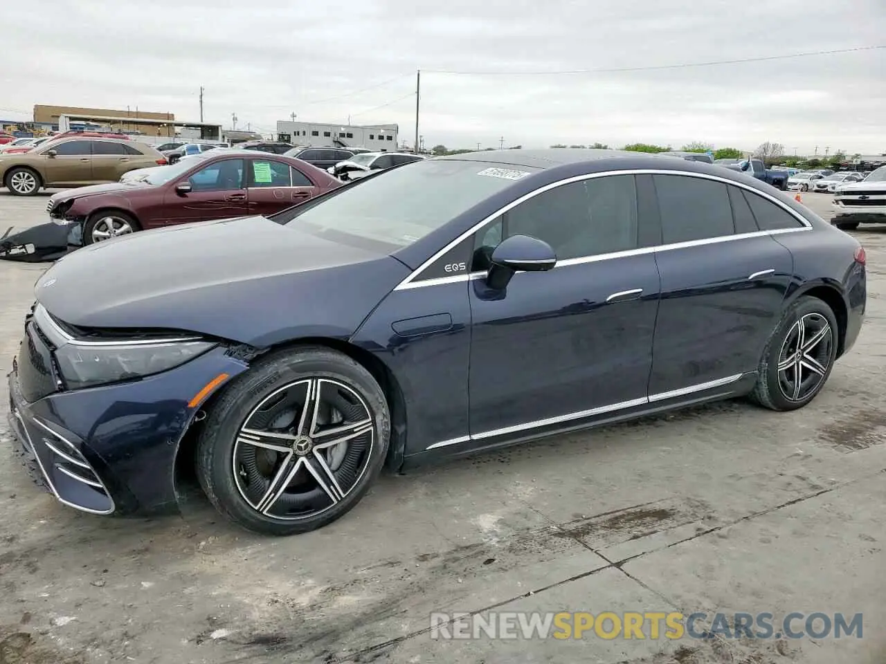 1 Photograph of a damaged car W1KCG2EB0PA039681 MERCEDES-BENZ EQS SEDAN 2023