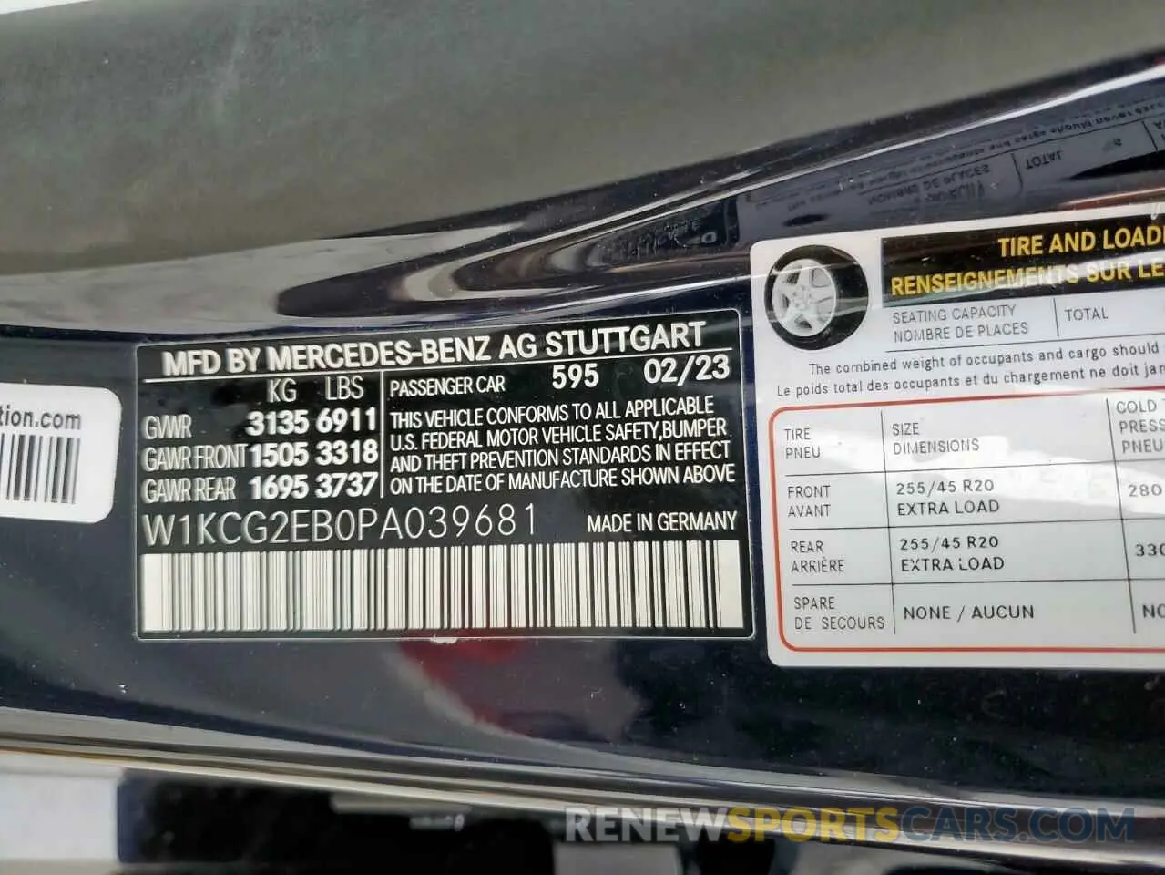 12 Photograph of a damaged car W1KCG2EB0PA039681 MERCEDES-BENZ EQS SEDAN 2023