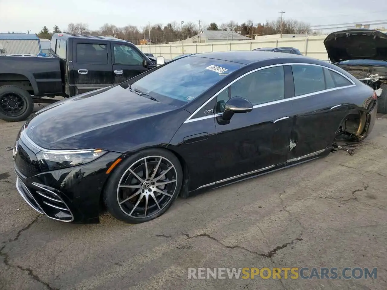 1 Photograph of a damaged car W1KCG4EBXPA037836 MERCEDES-BENZ EQS SEDAN 2023