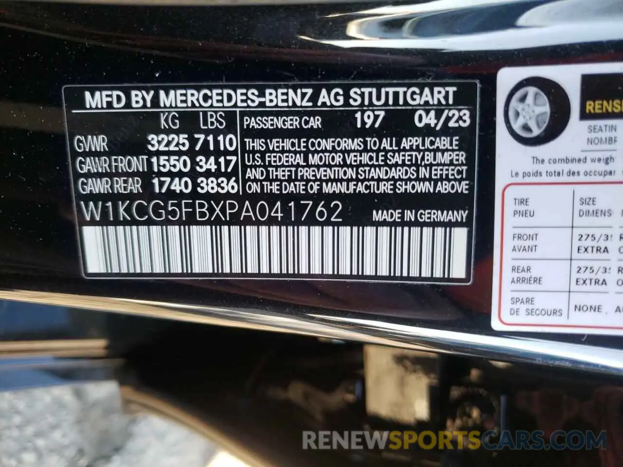 12 Photograph of a damaged car W1KCG5FBXPA041762 MERCEDES-BENZ EQS SEDAN 2023