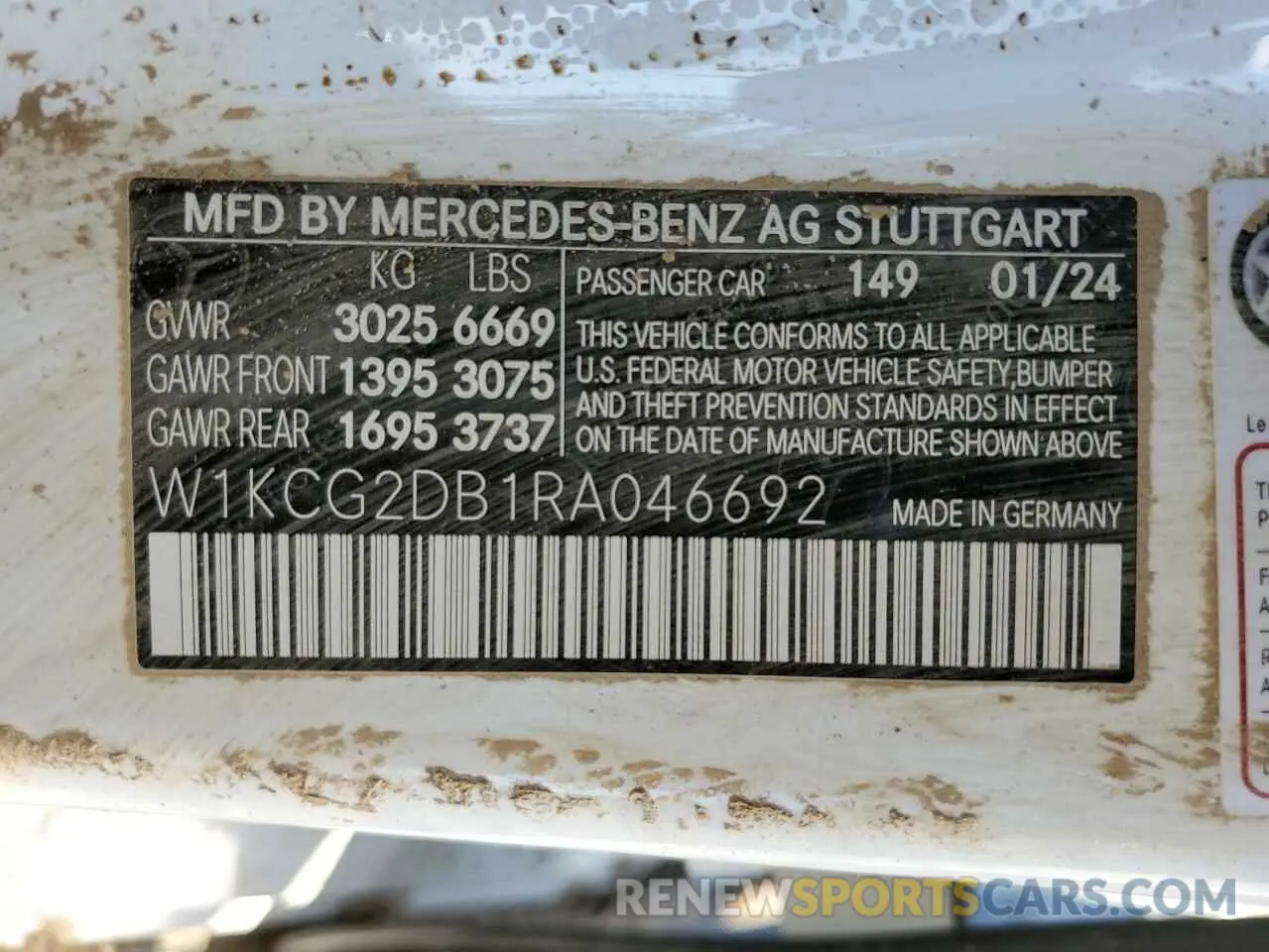 13 Photograph of a damaged car W1KCG2DB1RA046692 MERCEDES-BENZ EQS SEDAN 2024