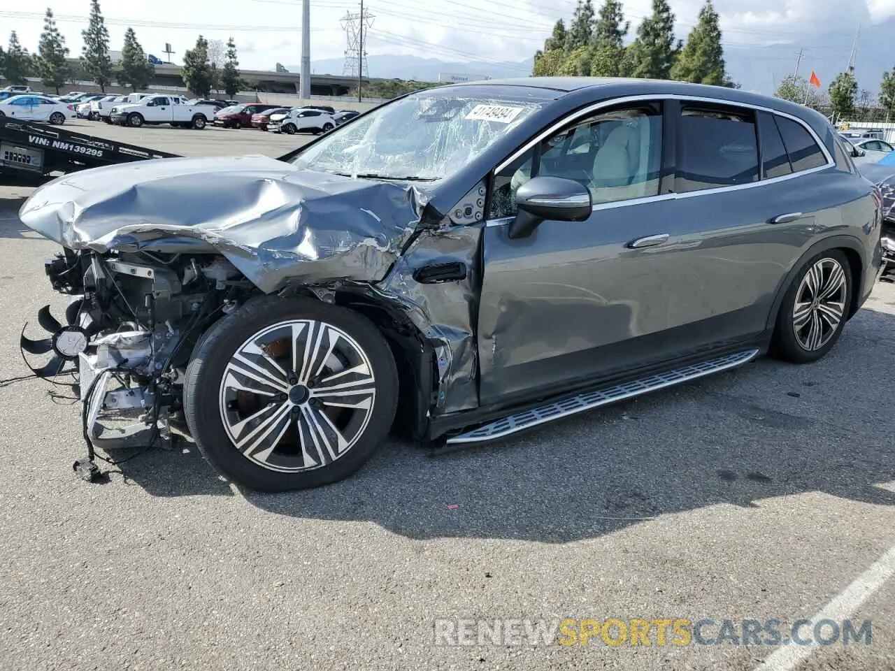 1 Photograph of a damaged car 4JGDM2DB0PA010573 MERCEDES-BENZ EQS SUV 45 2023