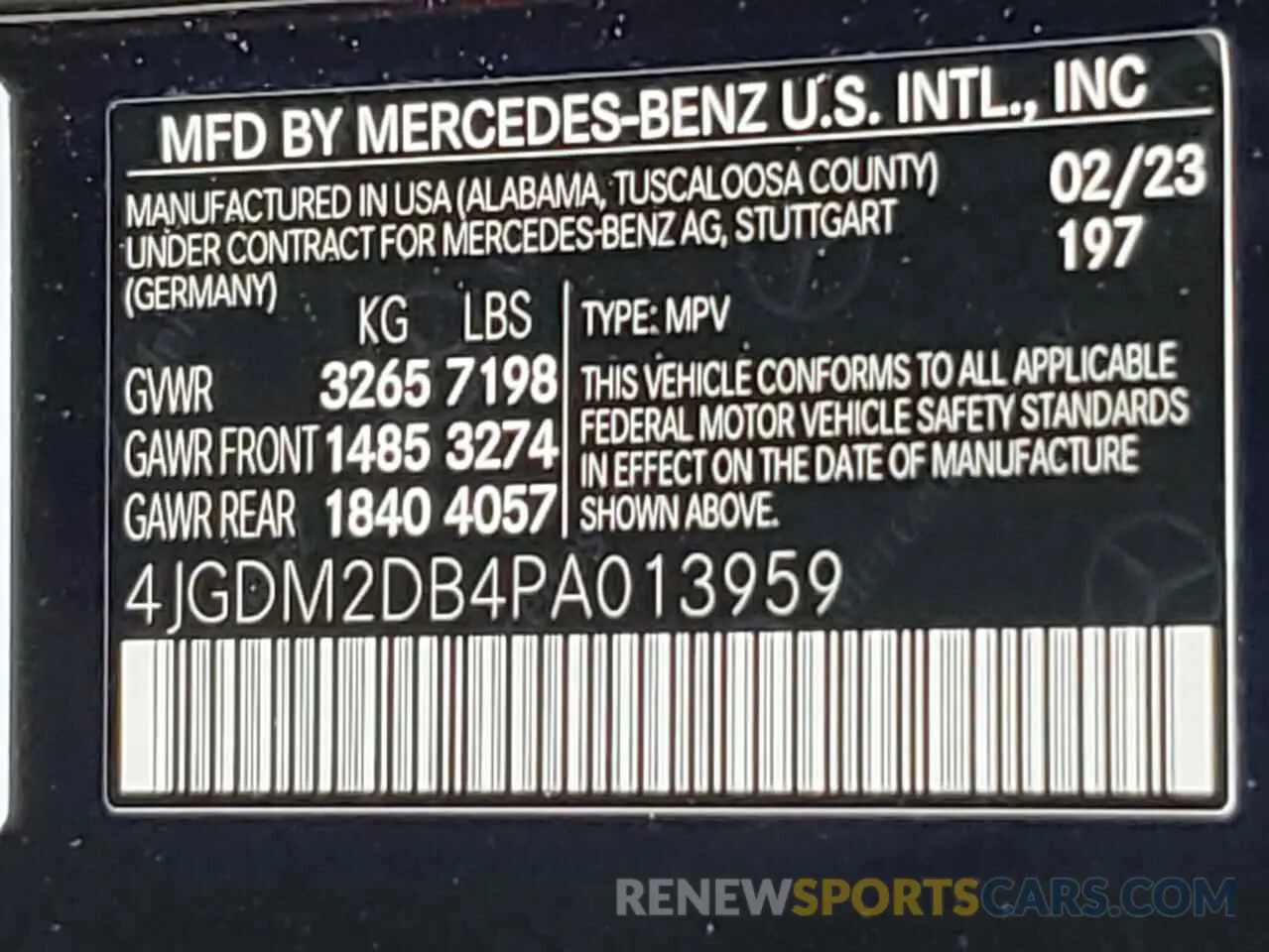 13 Photograph of a damaged car 4JGDM2DB4PA013959 MERCEDES-BENZ EQS SUV 45 2023