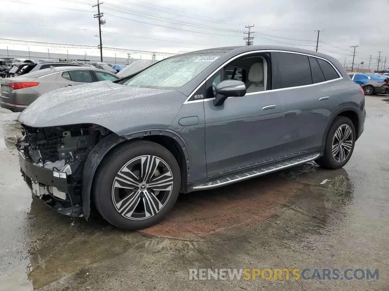 1 Photograph of a damaged car 4JGDM2DB6PA028270 MERCEDES-BENZ EQS SUV 45 2023