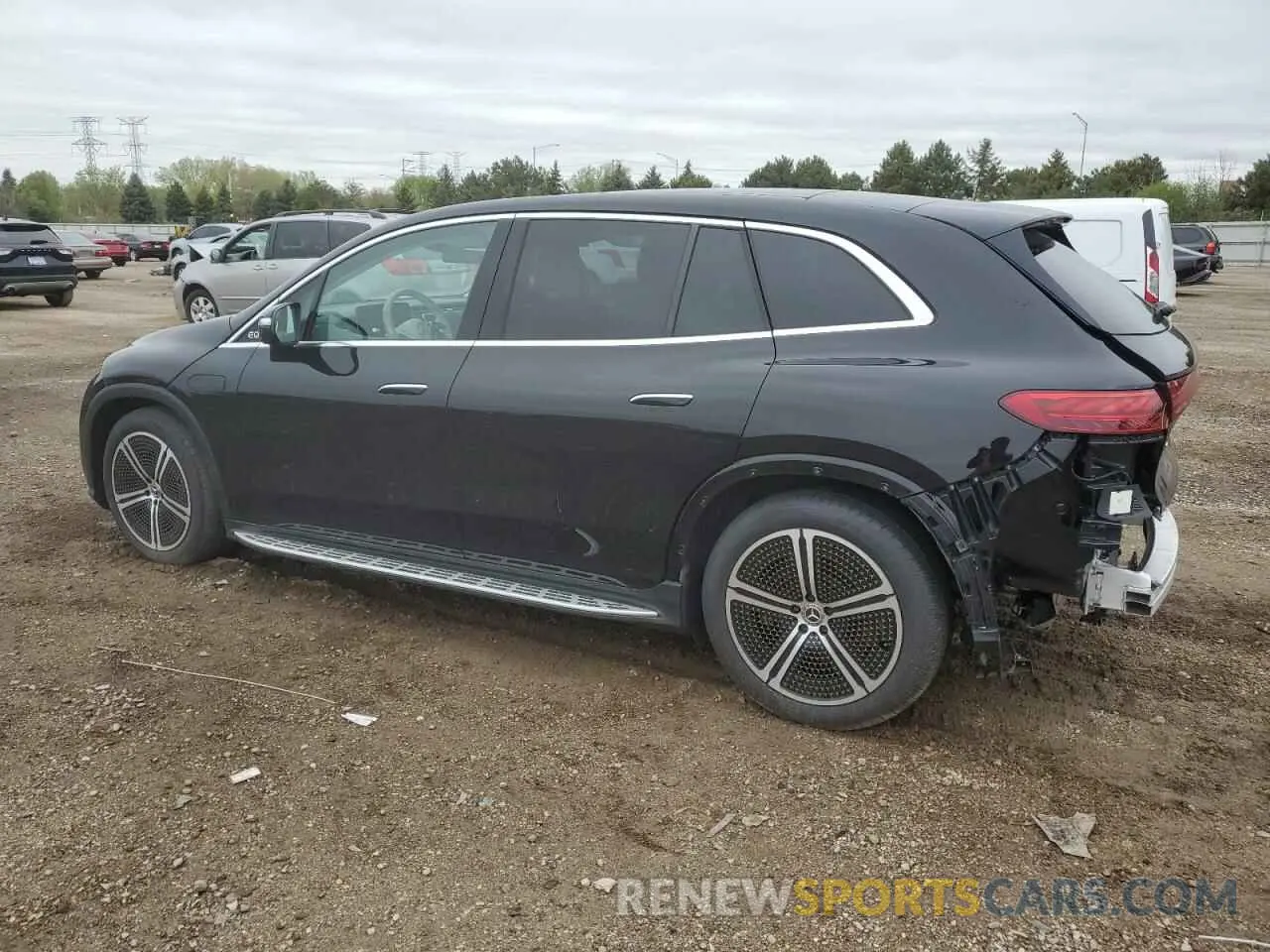 2 Photograph of a damaged car 4JGDM2EB1PA006658 MERCEDES-BENZ EQS SUV 45 2023