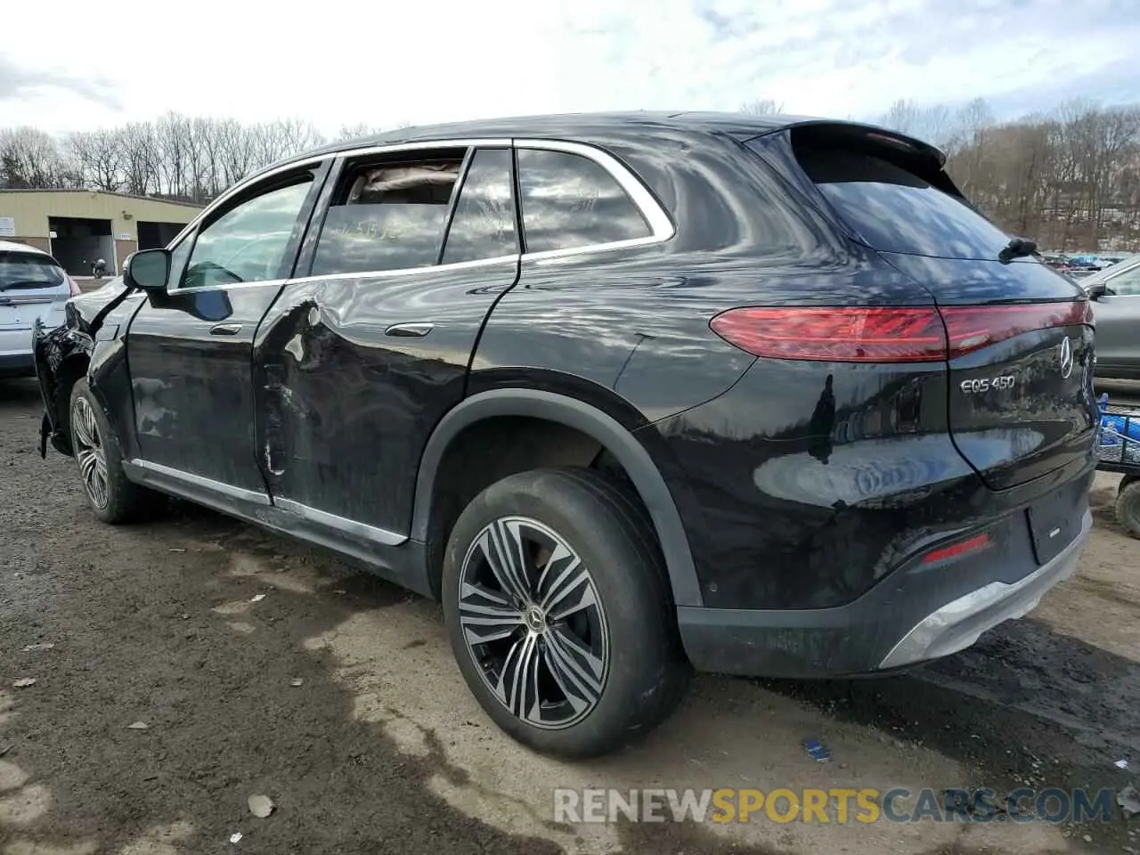 2 Photograph of a damaged car 4JGDM2EB6PA001035 MERCEDES-BENZ EQS SUV 45 2023