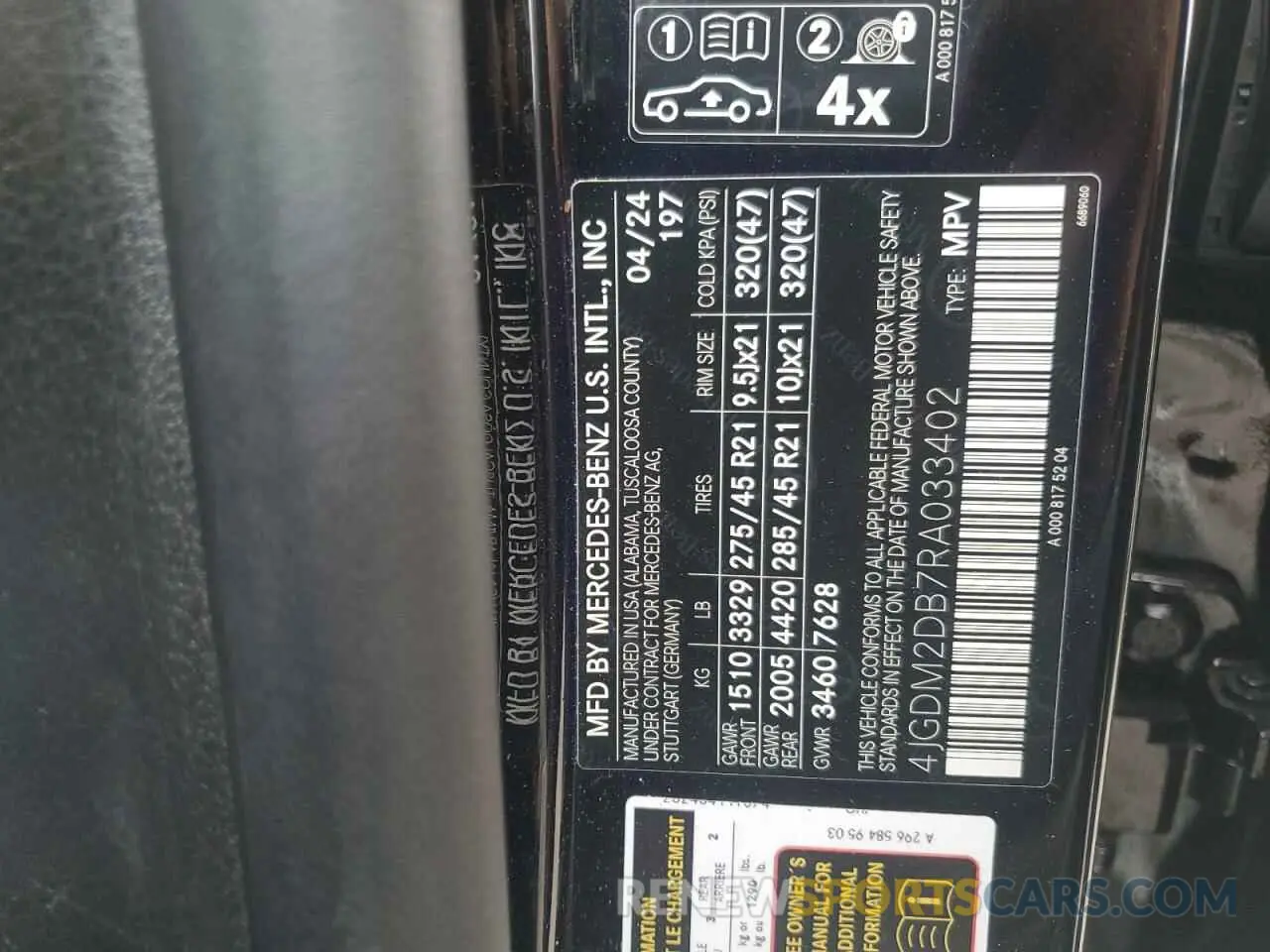 13 Фотография поврежденного автомобиля 4JGDM2DB7RA033402 MERCEDES-BENZ EQS SUV 45 2024