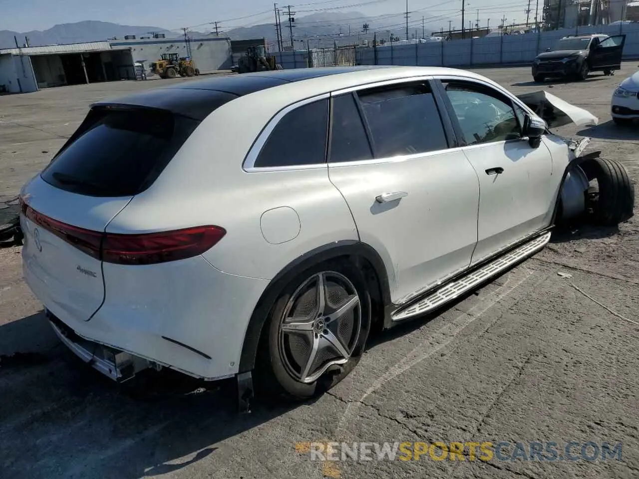 3 Photograph of a damaged car 4JGDM4EB1PA027036 MERCEDES-BENZ EQS SUV 58 2023