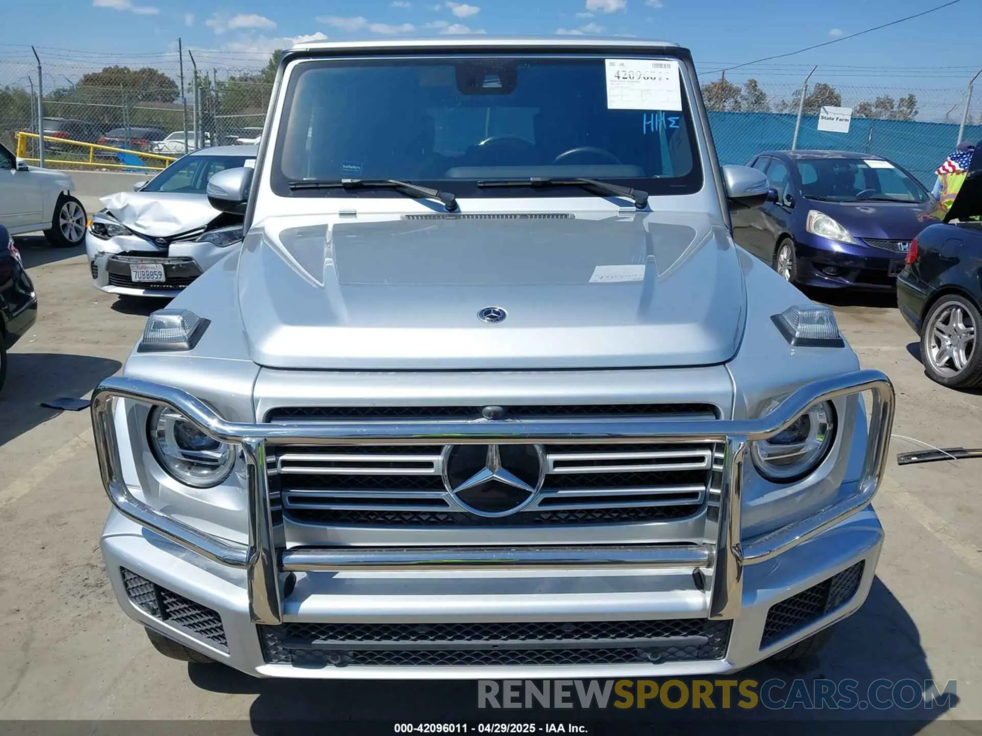 12 Фотография поврежденного автомобиля W1NYC6BJ1LX349563 MERCEDES-BENZ G 550 2020
