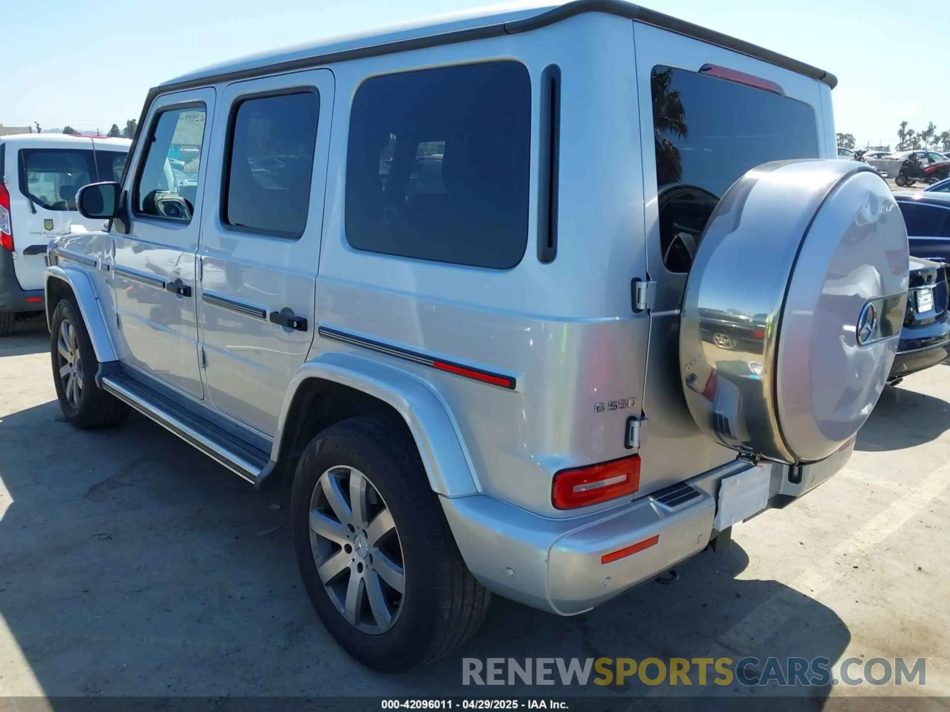 3 Фотография поврежденного автомобиля W1NYC6BJ1LX349563 MERCEDES-BENZ G 550 2020