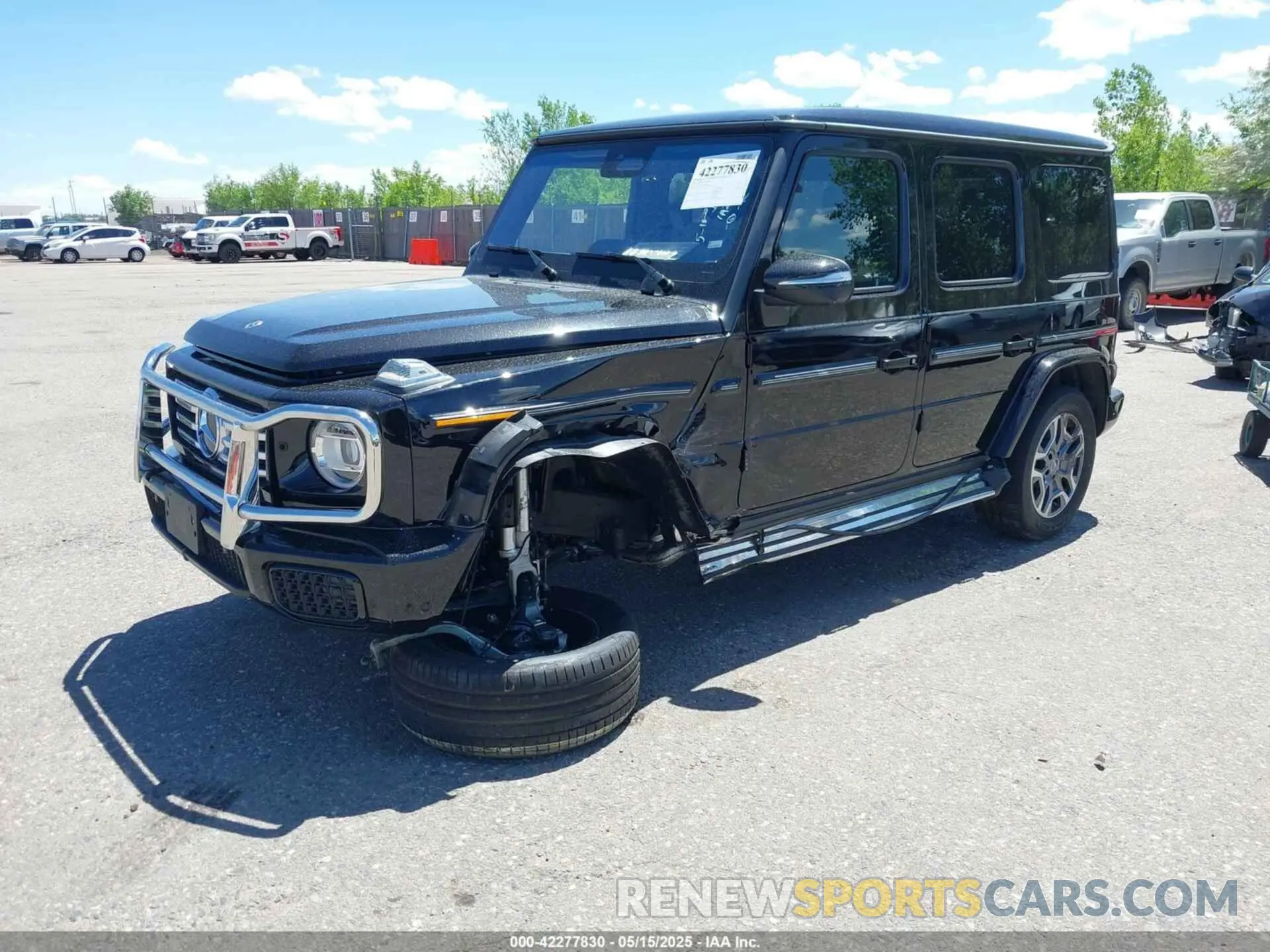 2 Photograph of a damaged car W1NWH1ABXSX040811 MERCEDES-BENZ G 550 2025