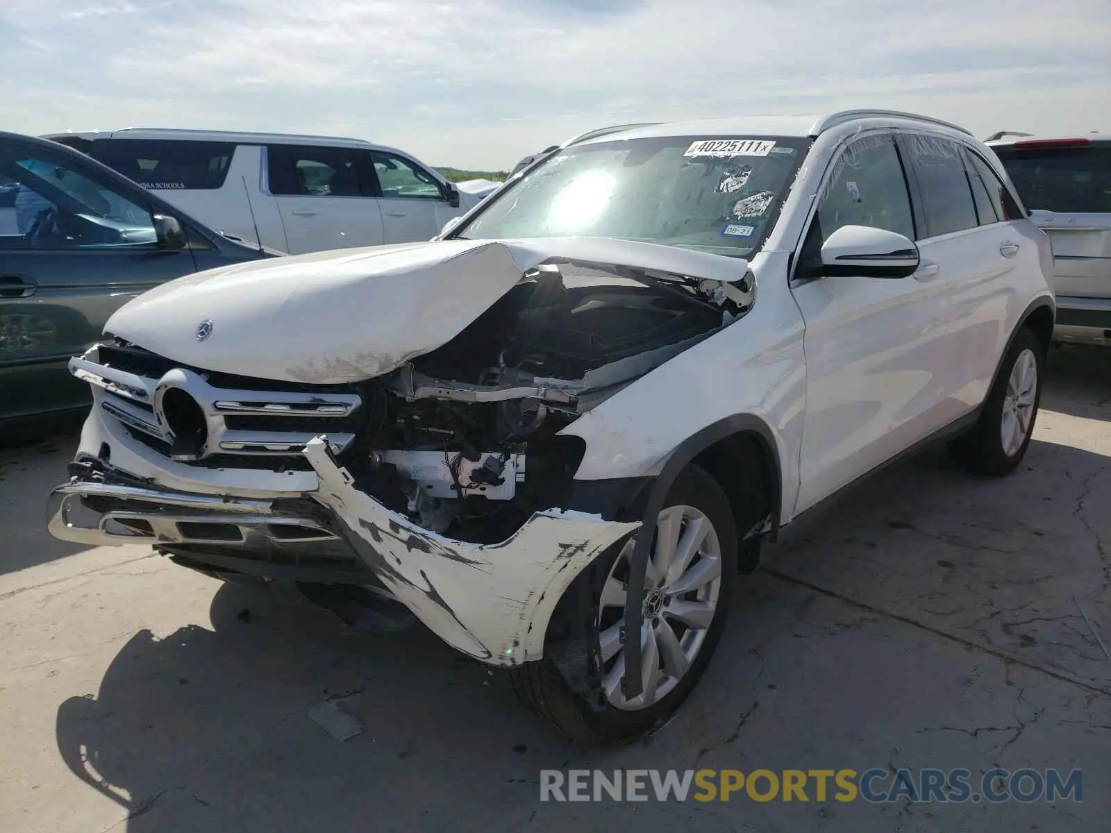 2 Photograph of a damaged car W1N0G8DB3LF780639 MERCEDES-BENZ G CLASS 2020