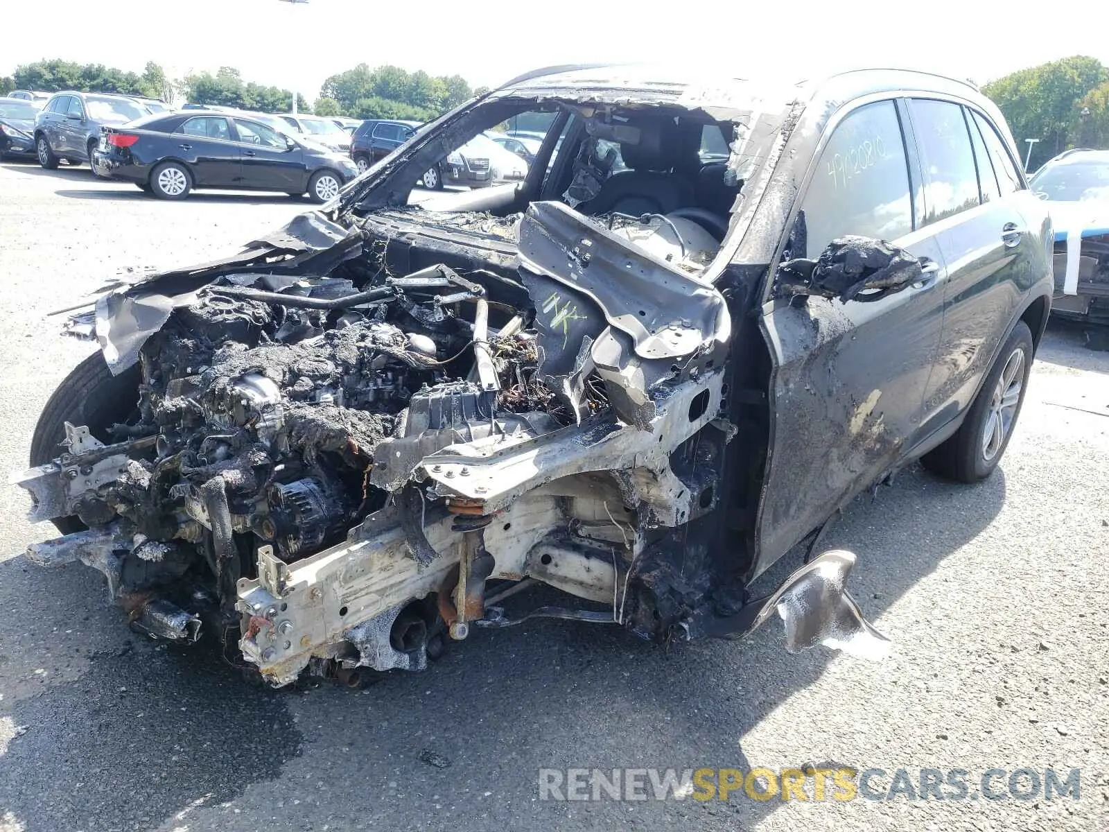 2 Photograph of a damaged car W1N0G8EB8LF758991 MERCEDES-BENZ G CLASS 2020