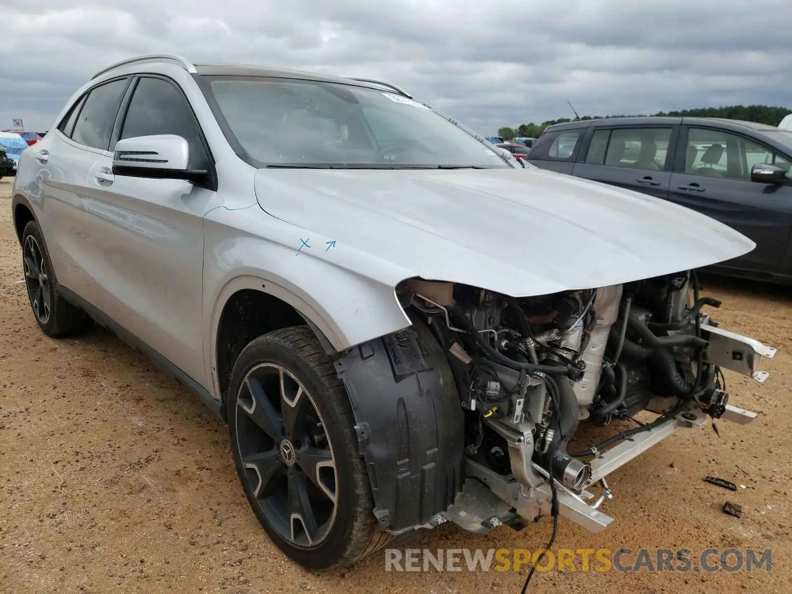 1 Photograph of a damaged car WDCTG4EBXLJ656872 MERCEDES-BENZ G CLASS 2020