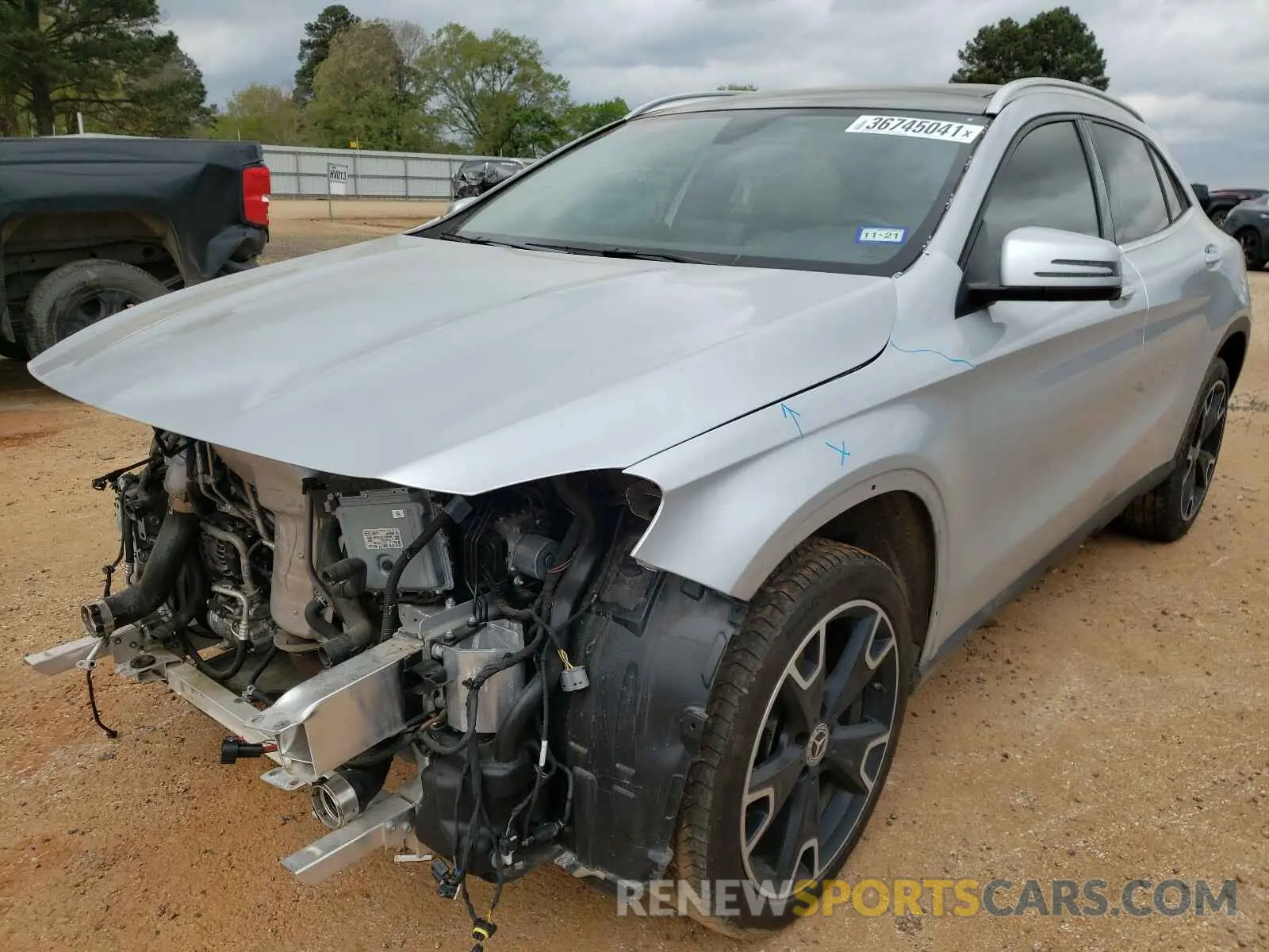 2 Photograph of a damaged car WDCTG4EBXLJ656872 MERCEDES-BENZ G CLASS 2020