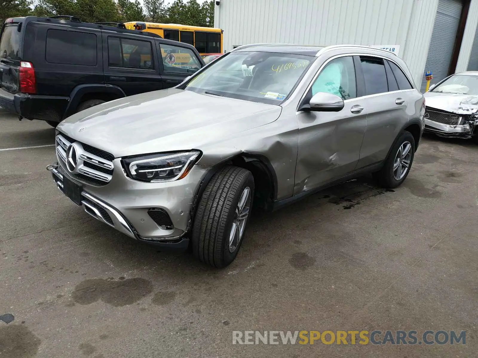 2 Photograph of a damaged car W1N0G8EBXMF889342 MERCEDES-BENZ G CLASS 2021