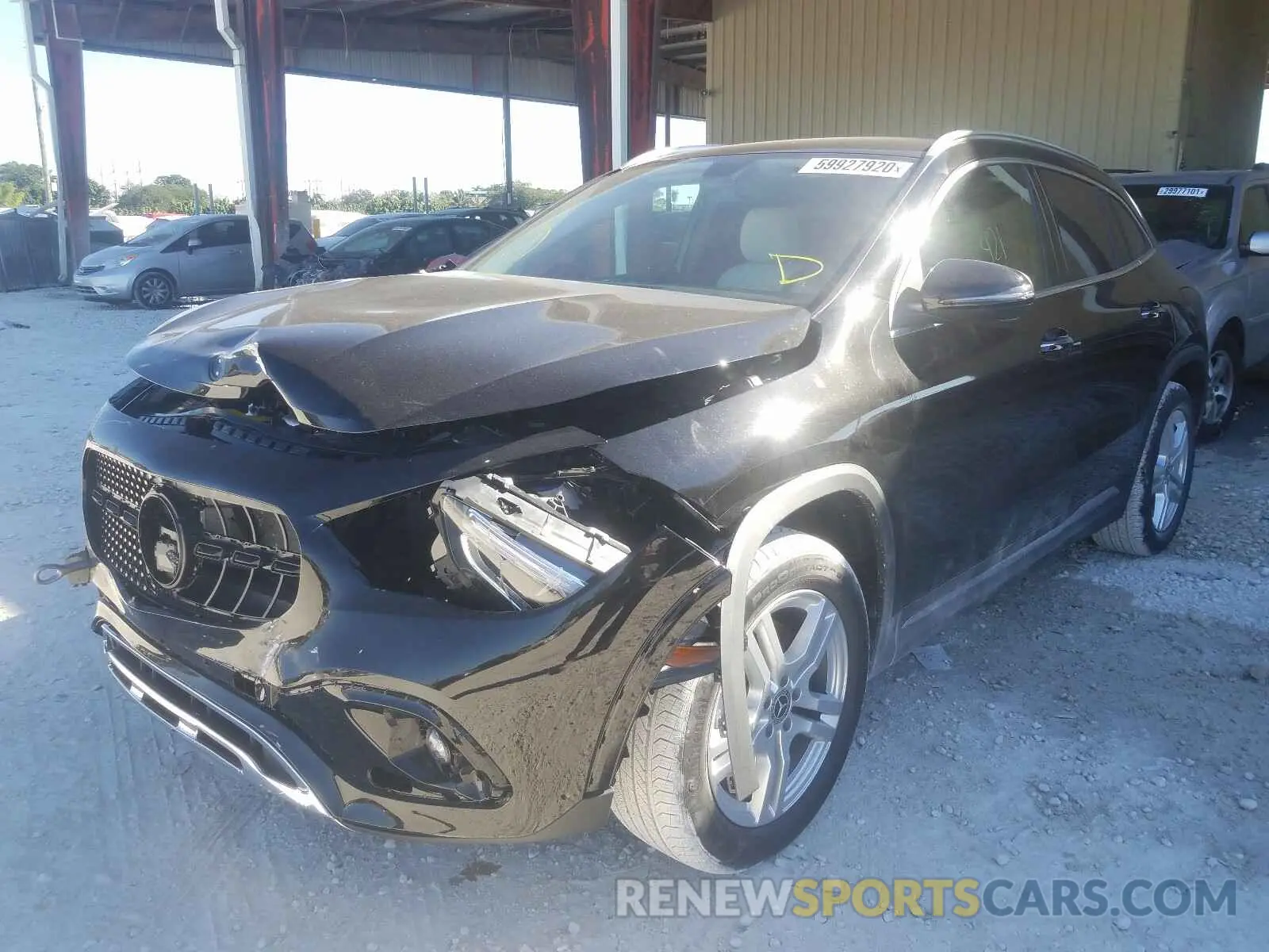 2 Photograph of a damaged car W1N4N4GB0MJ209720 MERCEDES-BENZ G CLASS 2021