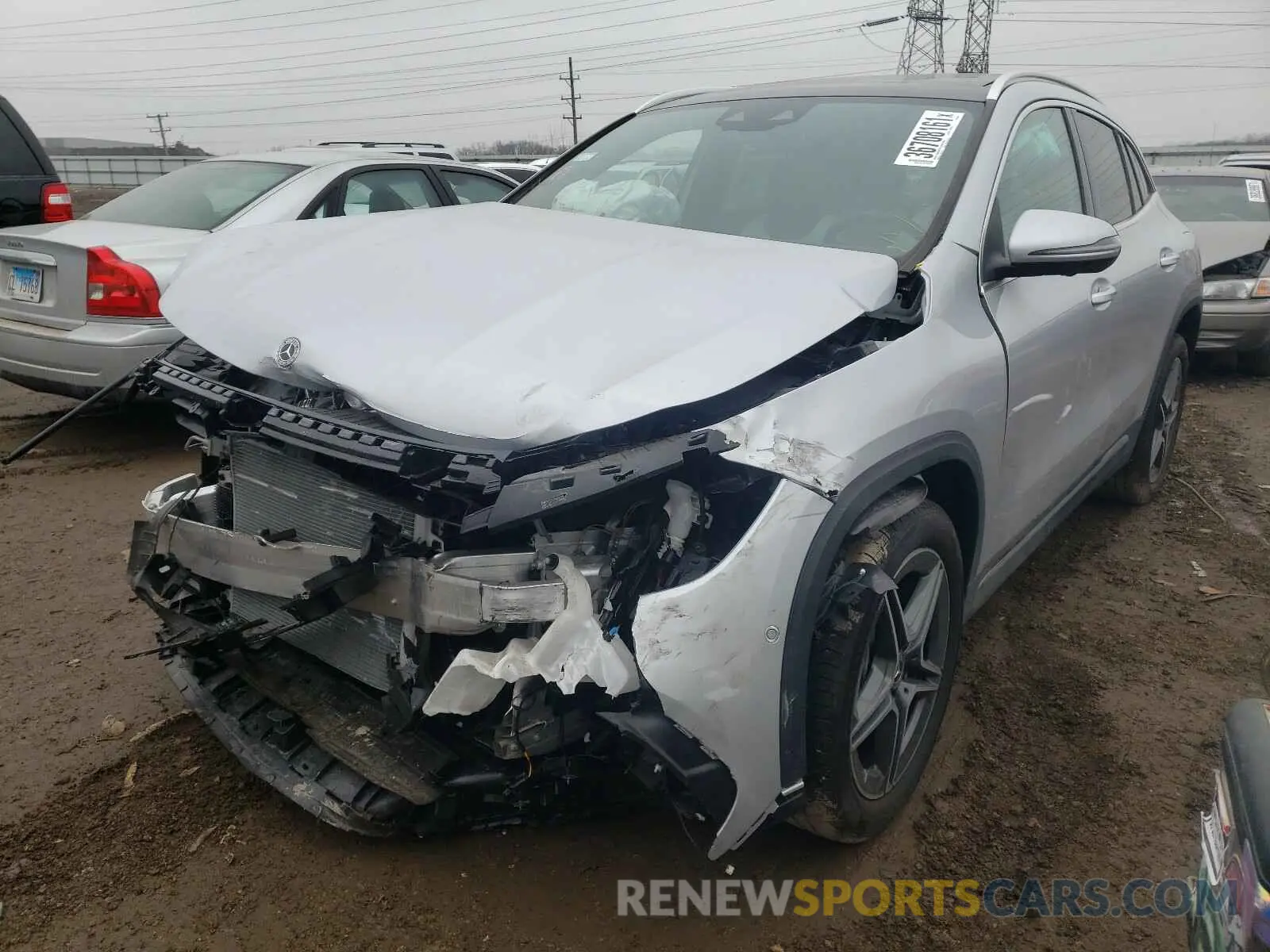 2 Photograph of a damaged car W1N4N4HB4MJ208469 MERCEDES-BENZ G CLASS 2021