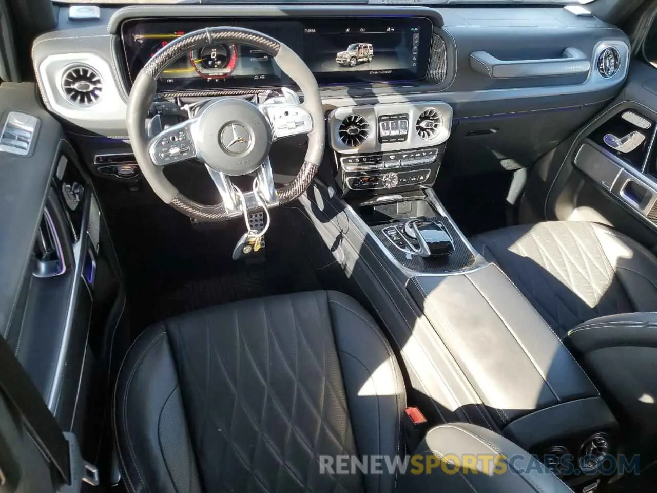 8 Фотография поврежденного автомобиля W1NYC7HJ1MX410375 MERCEDES-BENZ G-CLASS 2021