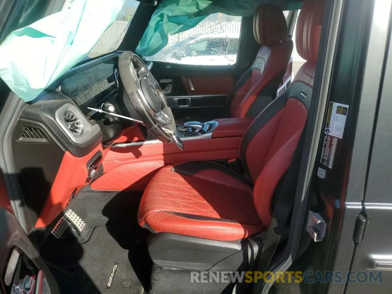 7 Фотография поврежденного автомобиля W1NYC7HJ5MX381348 MERCEDES-BENZ G-CLASS 2021