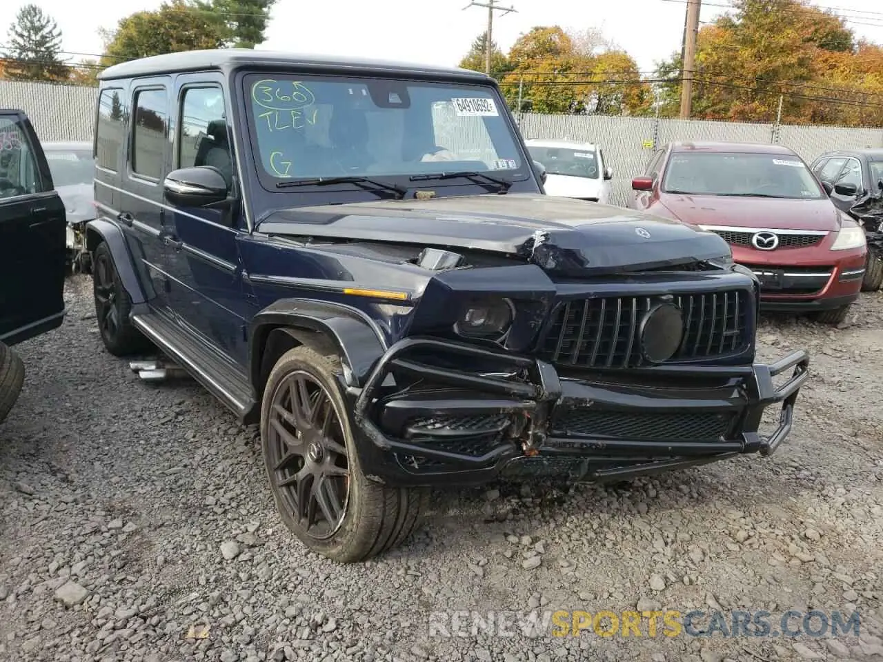1 Фотография поврежденного автомобиля W1NYC7HJ5MX403705 MERCEDES-BENZ G-CLASS 2021