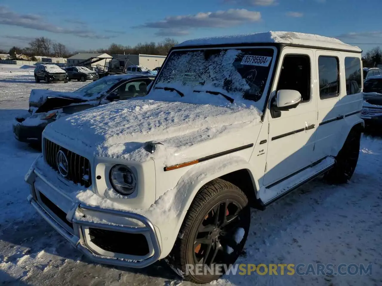 1 Фотография поврежденного автомобиля W1NYC7HJ0NX458788 MERCEDES-BENZ G-CLASS 2022