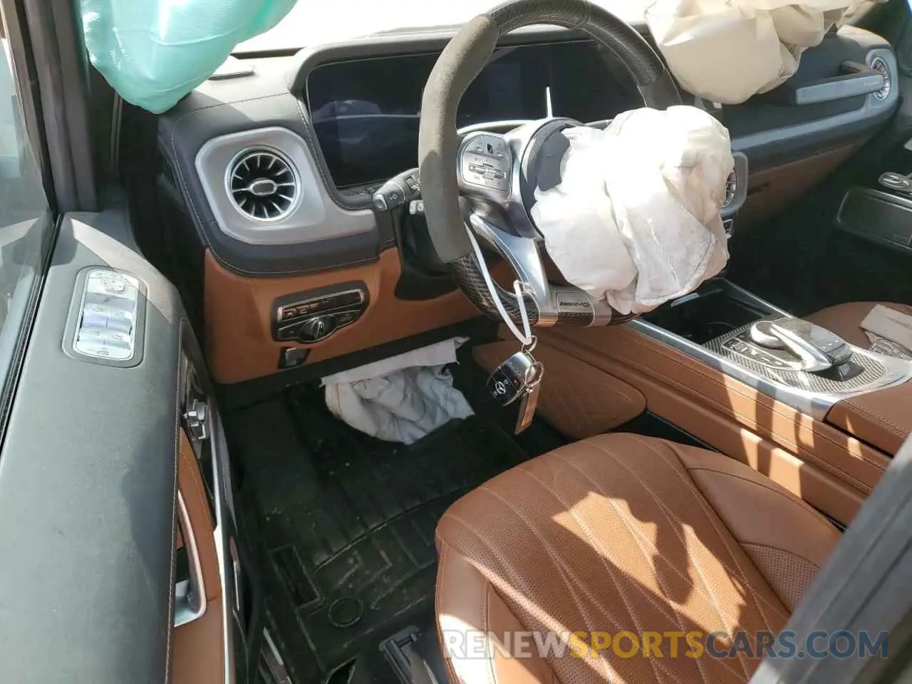 8 Фотография поврежденного автомобиля W1NYC7HJ7PX465384 MERCEDES-BENZ G-CLASS 2023