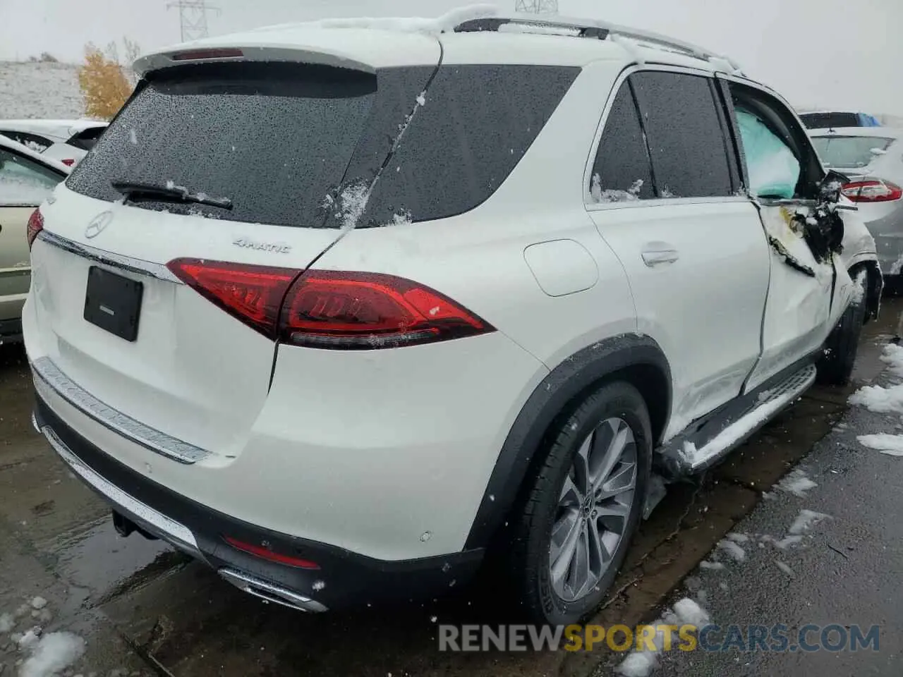 4 Фотография поврежденного автомобиля 4JGFB5KB7NA595362 MERCEDES-BENZ GL-CLASS 2022