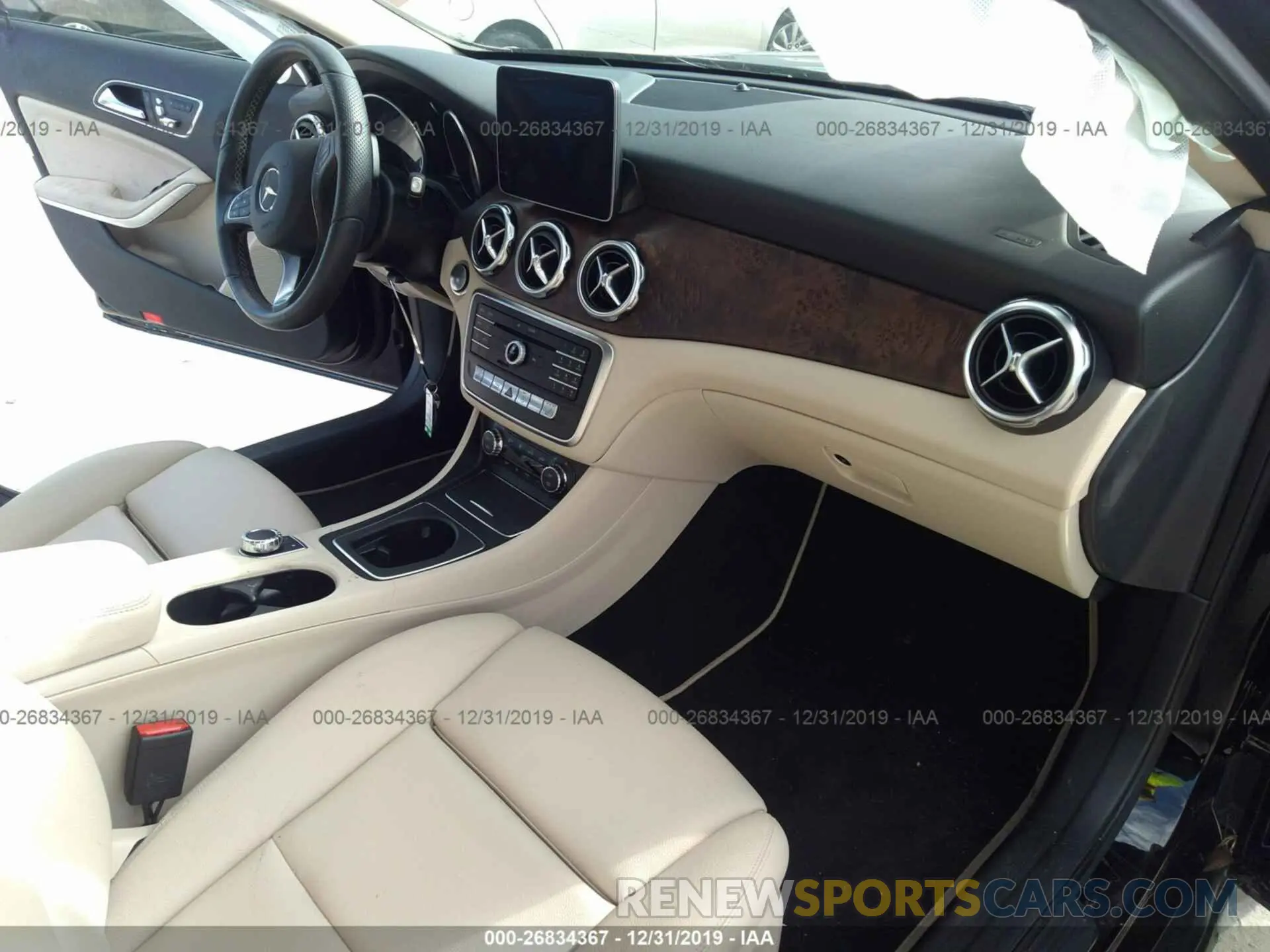 5 Photograph of a damaged car WDCTG4EB9KU001387 MERCEDES-BENZ GLA 2019
