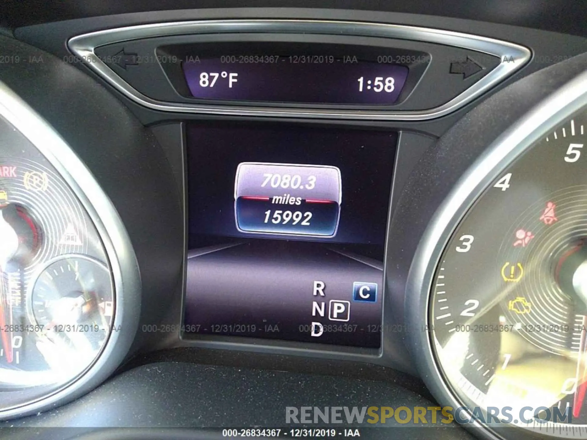 7 Photograph of a damaged car WDCTG4EB9KU001387 MERCEDES-BENZ GLA 2019