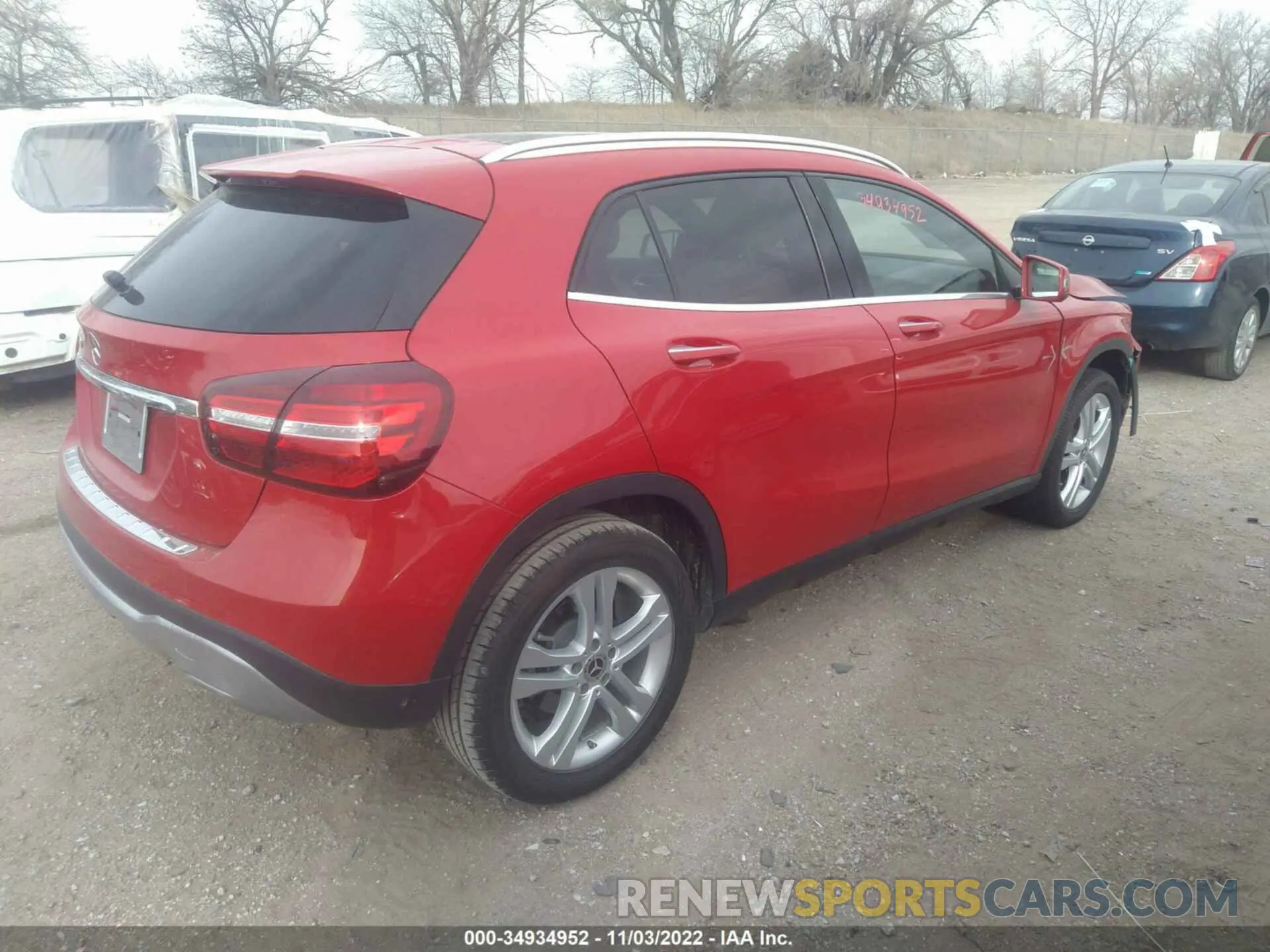 4 Фотография поврежденного автомобиля WDCTG4EBXLU021360 MERCEDES-BENZ GLA 2020
