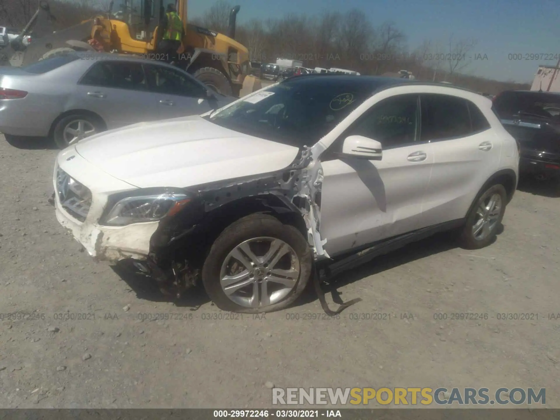 2 Photograph of a damaged car WDCTG4GB0LU023535 MERCEDES-BENZ GLA 2020