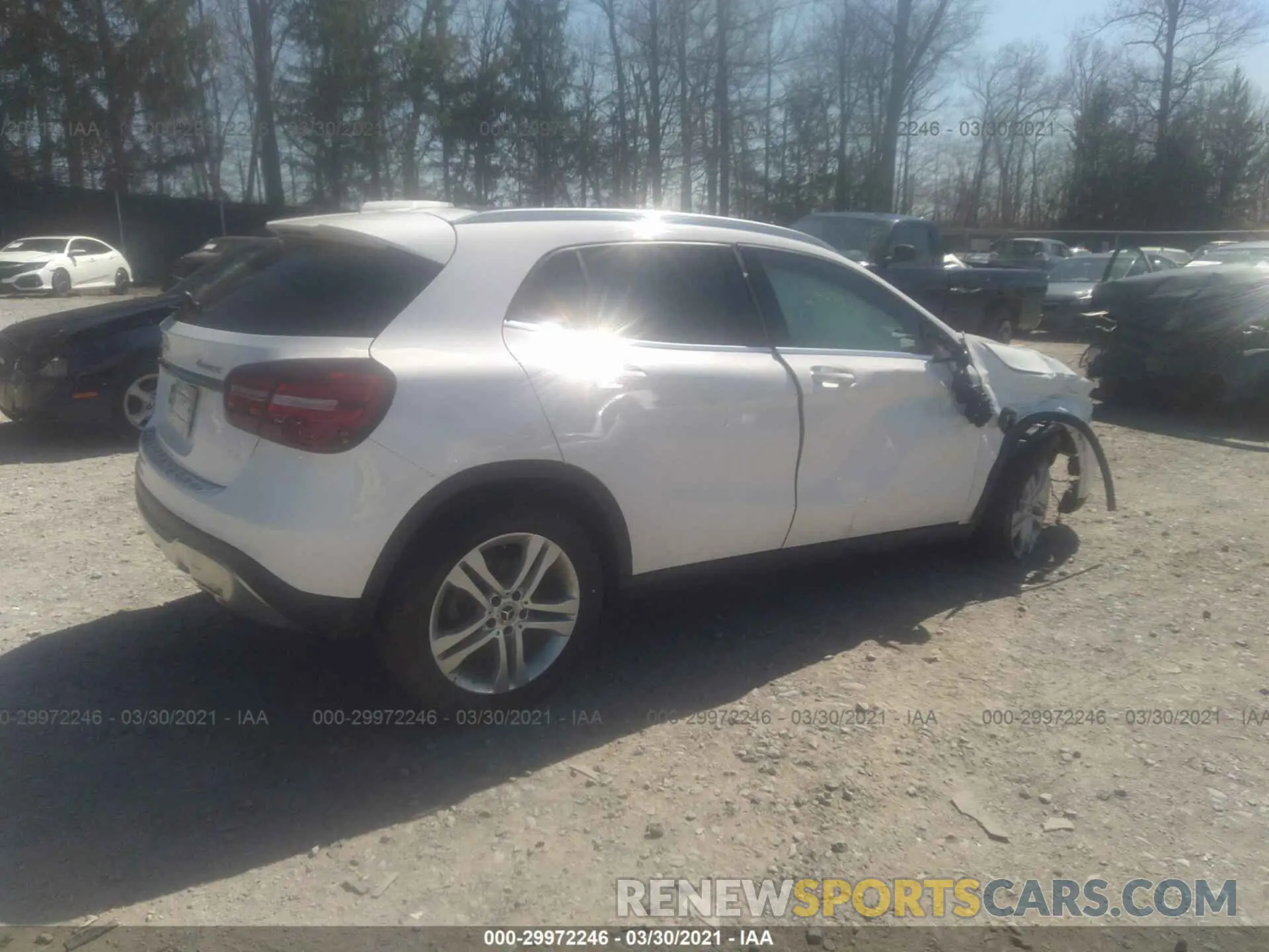 4 Photograph of a damaged car WDCTG4GB0LU023535 MERCEDES-BENZ GLA 2020