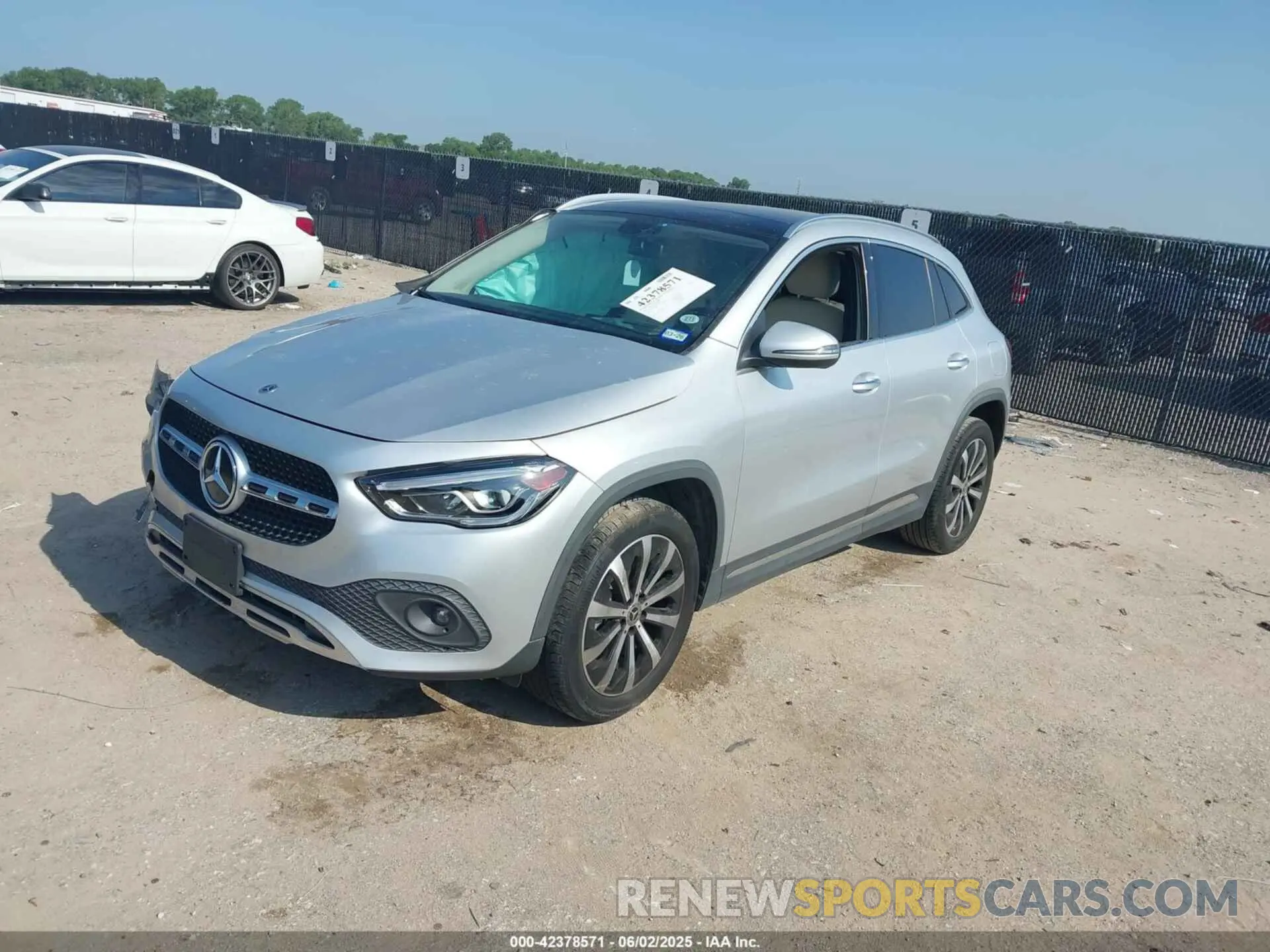 2 Фотография поврежденного автомобиля W1N4N4GB7MJ246022 MERCEDES-BENZ GLA 2021