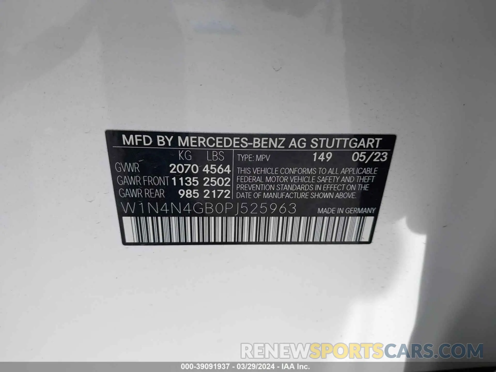 9 Photograph of a damaged car W1N4N4GB0PJ525963 MERCEDES-BENZ GLA 2023