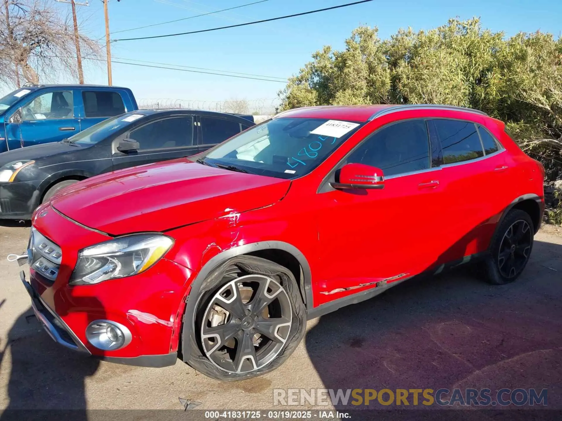 6 Photograph of a damaged car WDCTG4EB3KJ548057 MERCEDES-BENZ GLA 250 2019
