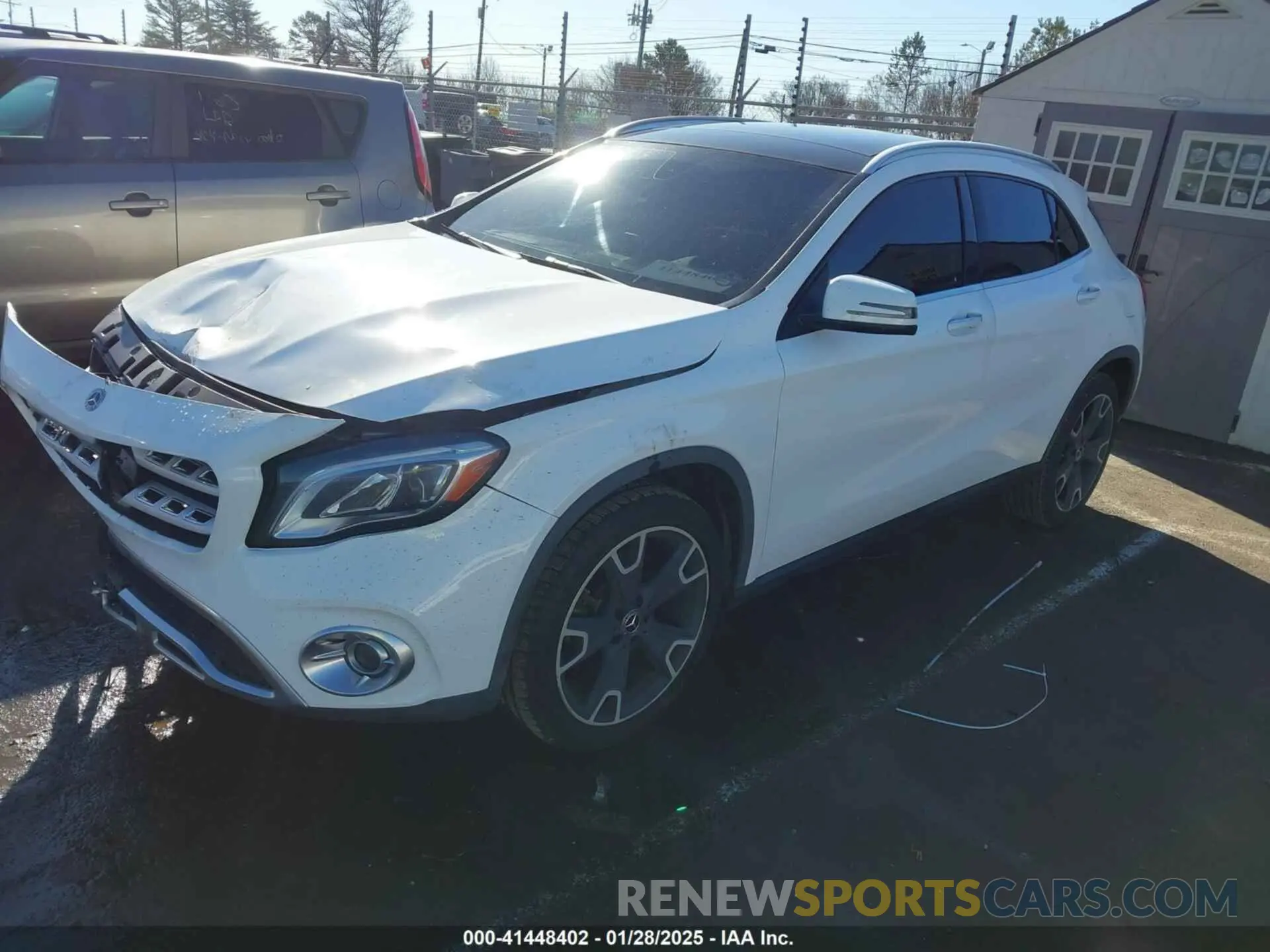 2 Photograph of a damaged car WDCTG4EB6KJ550319 MERCEDES-BENZ GLA 250 2019