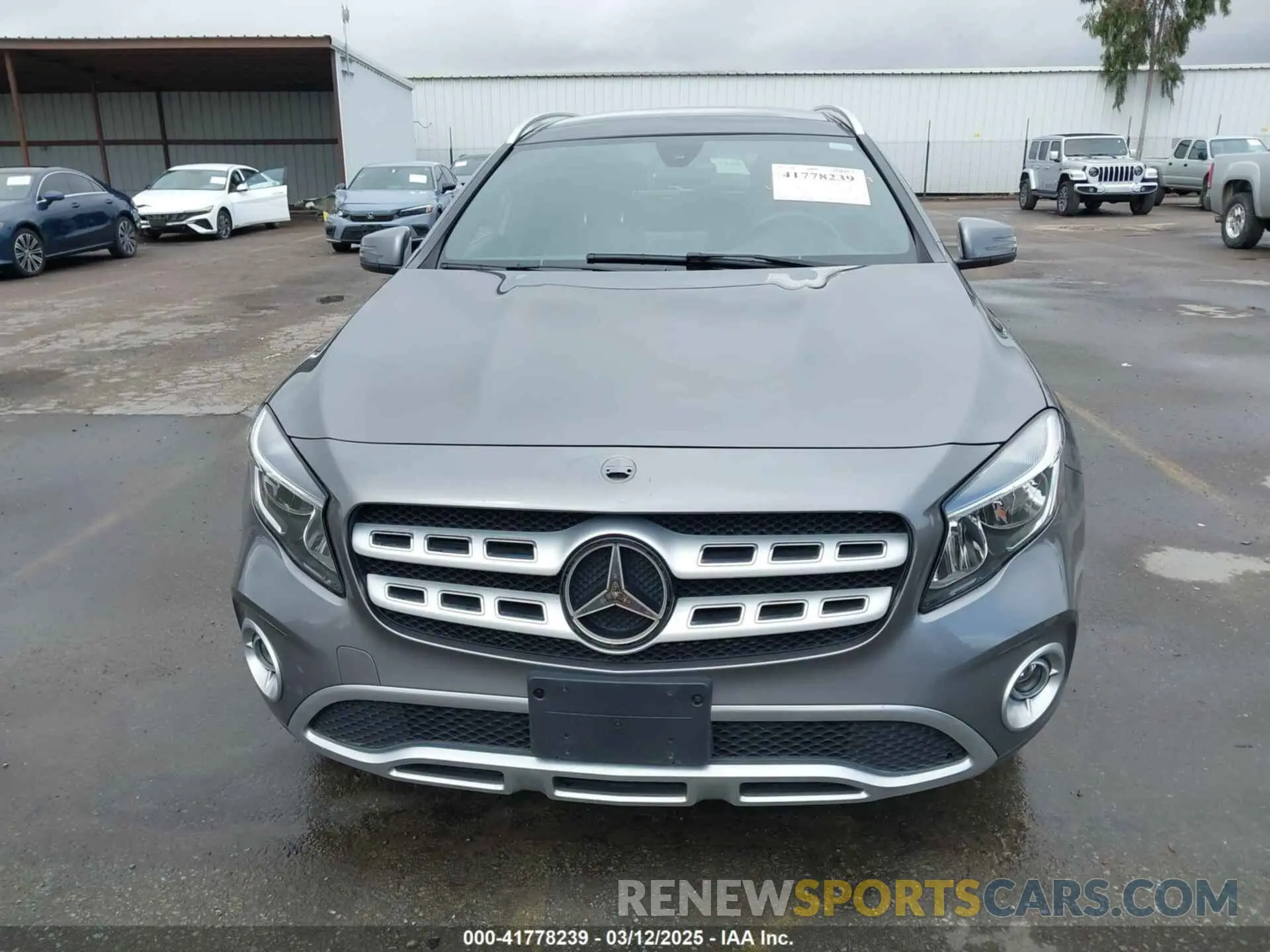 12 Photograph of a damaged car WDCTG4GB2KJ619049 MERCEDES-BENZ GLA 250 2019