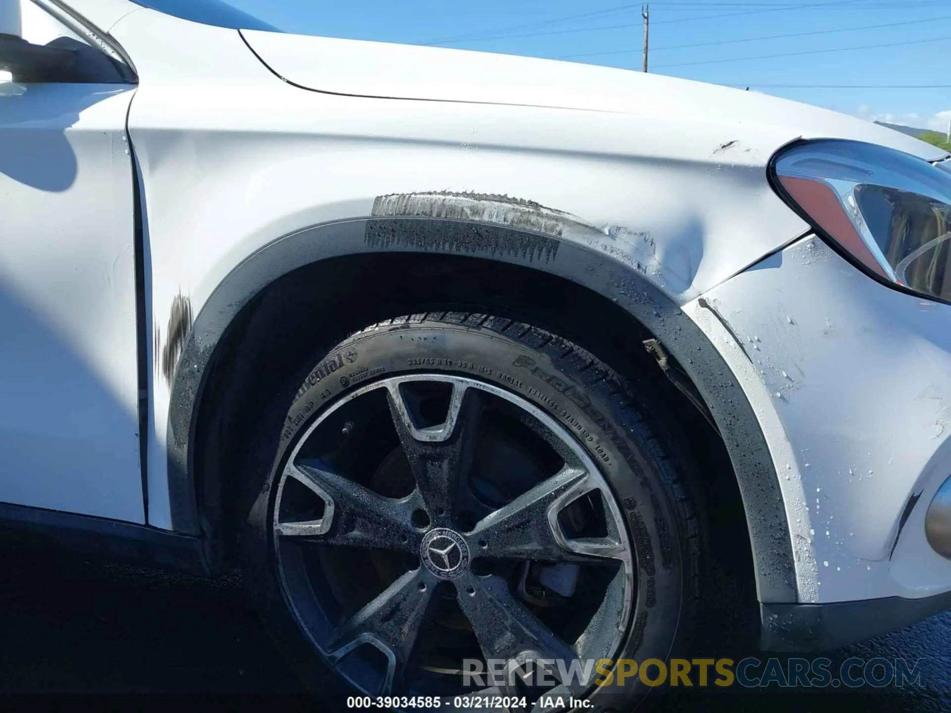 6 Photograph of a damaged car WDCTG4EB9LJ656894 MERCEDES-BENZ GLA 250 2020
