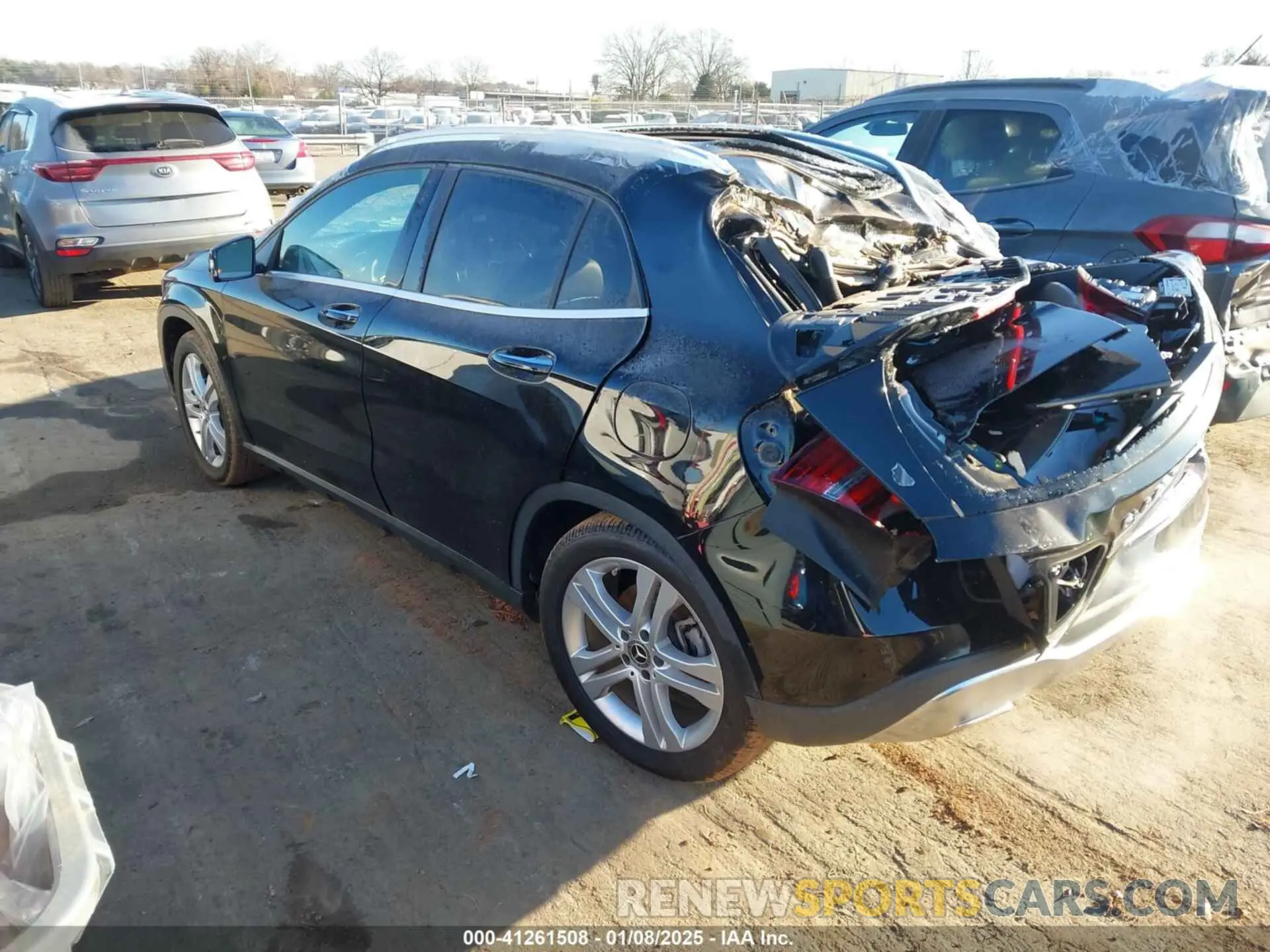 3 Фотография поврежденного автомобиля WDCTG4GB5LU027676 MERCEDES-BENZ GLA 250 2020